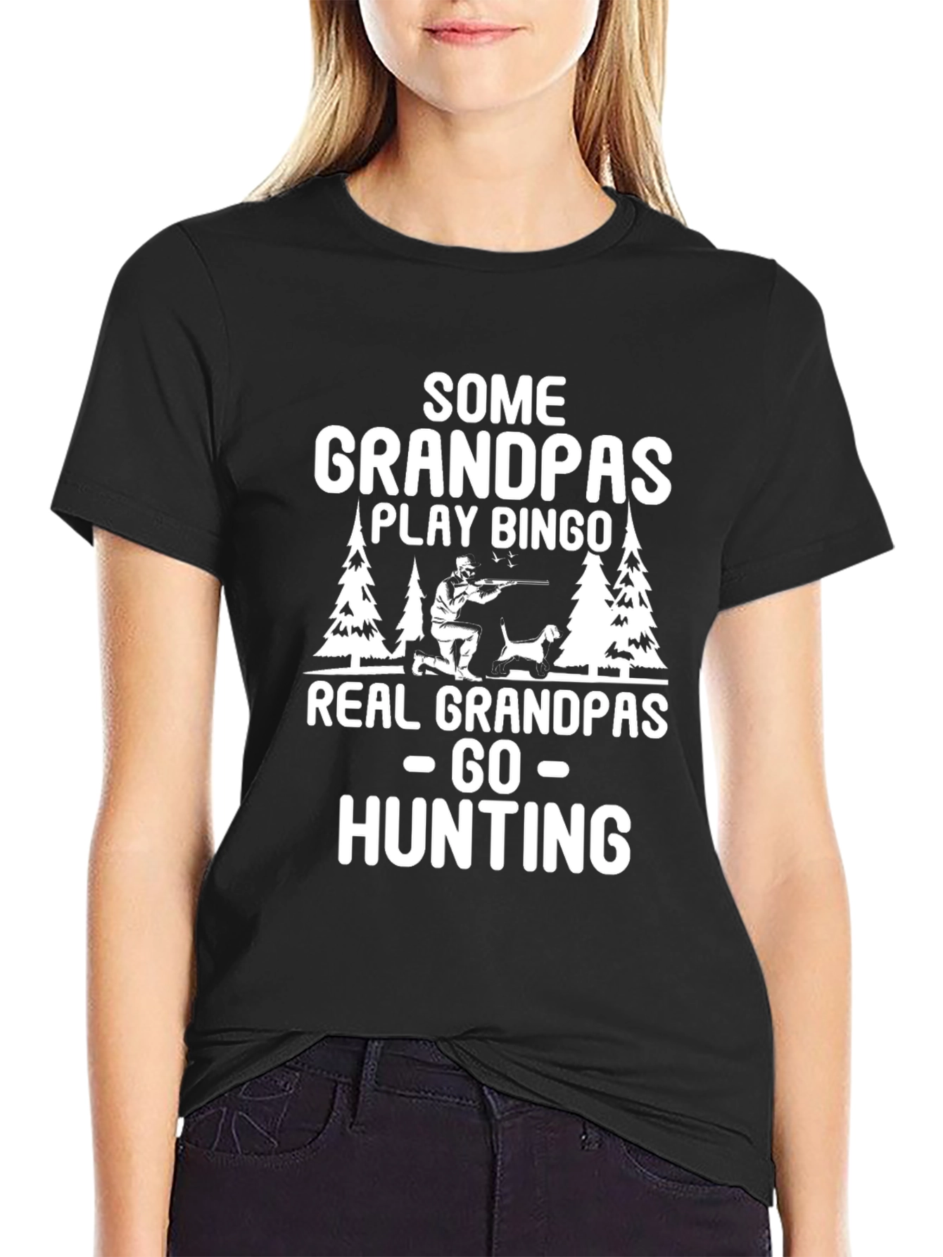 Real Grandpas Go Hunting T-Shirt