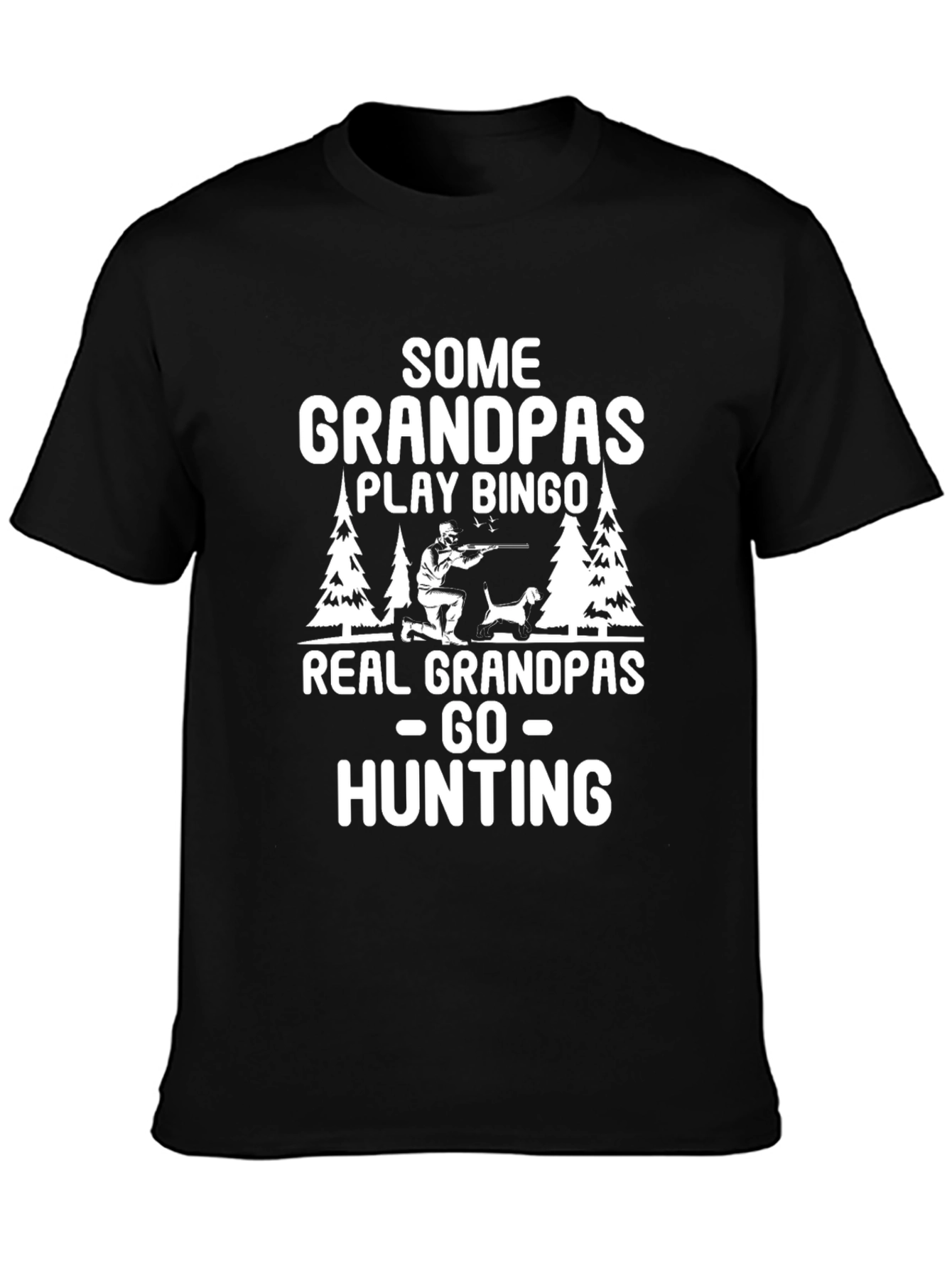 Real Grandpas Go Hunting T-Shirt