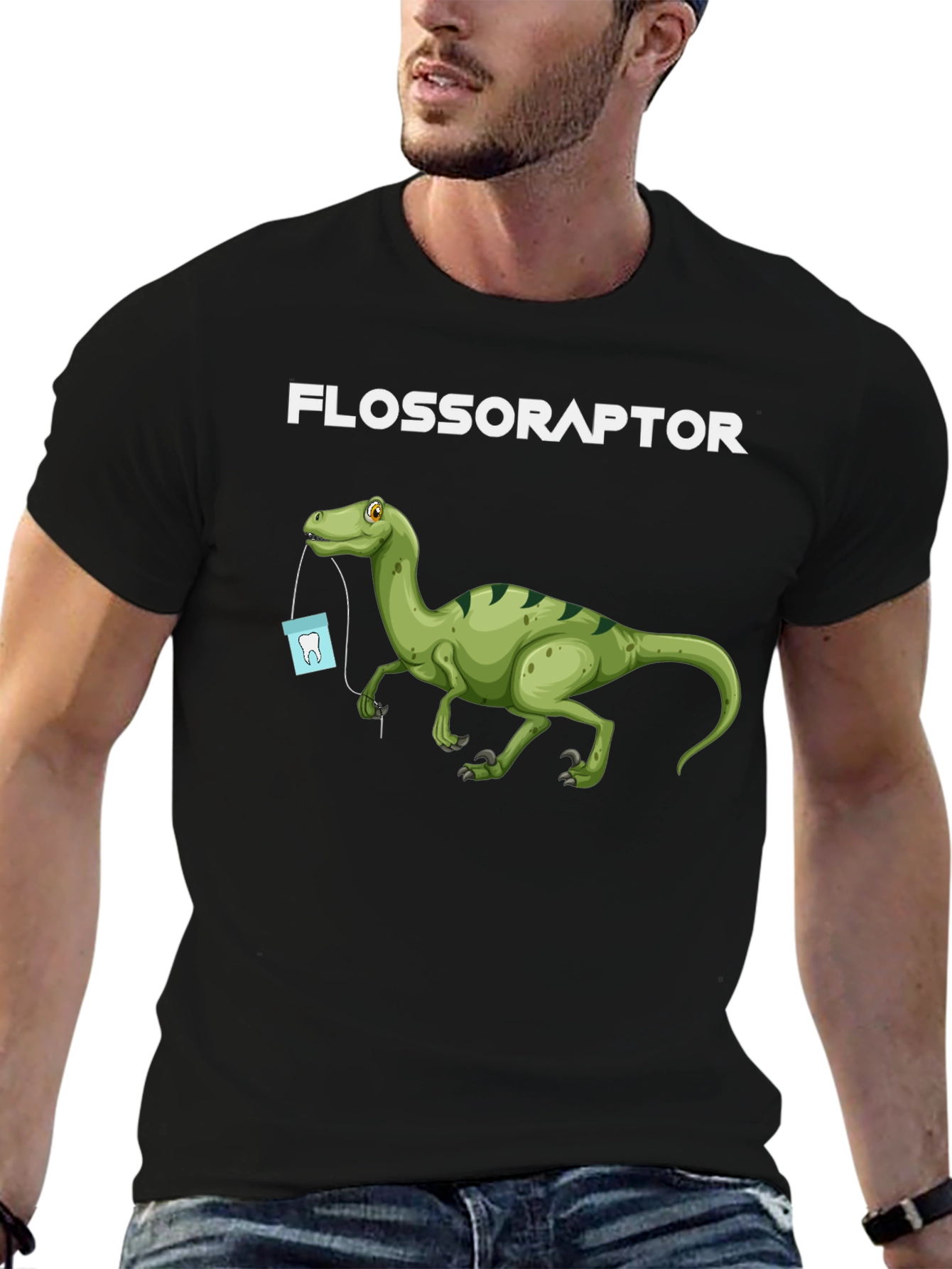 Flossoraptor T-Shirt - Dental Humor
