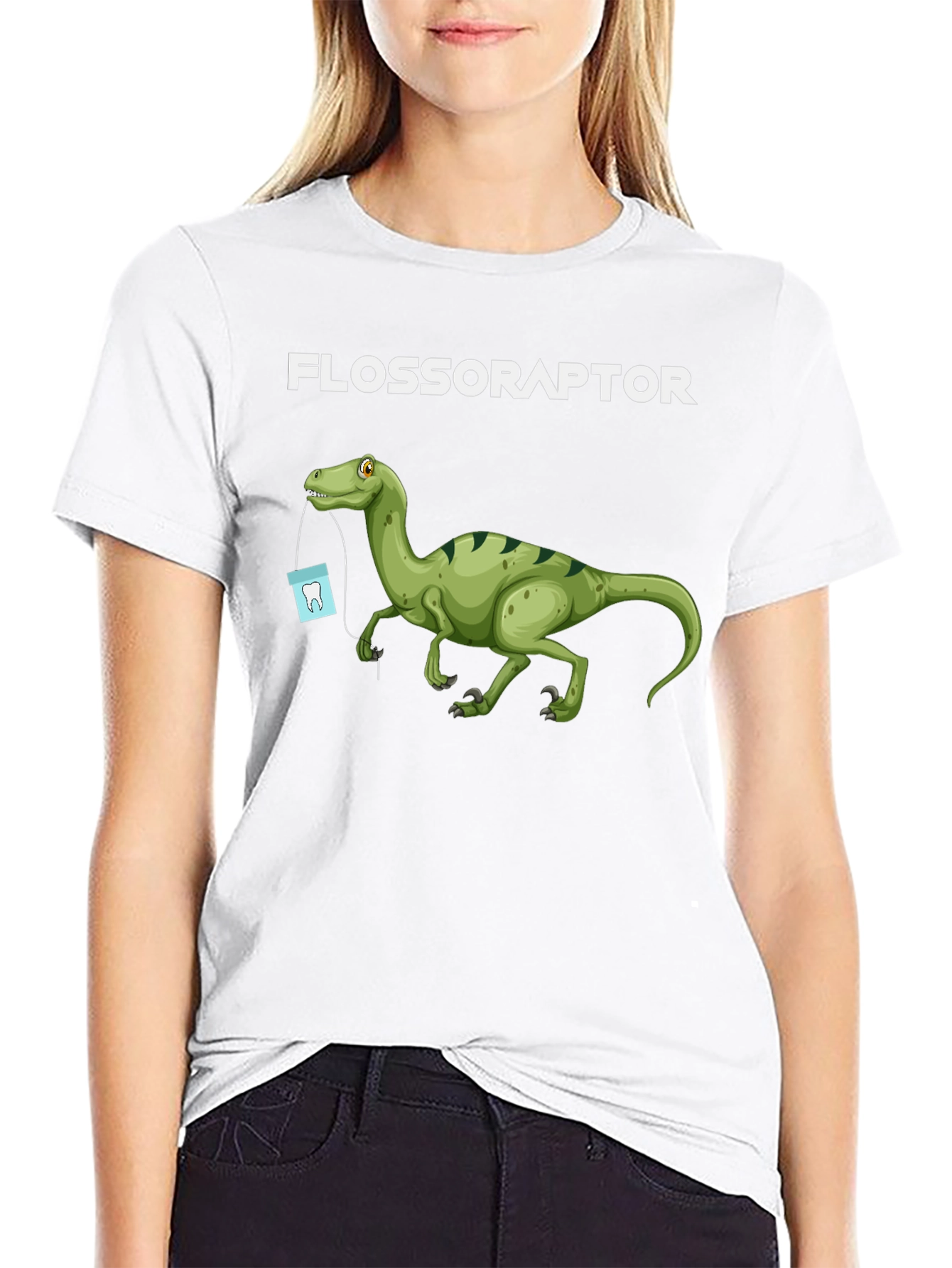 Flossoraptor T-Shirt - Dental Humor