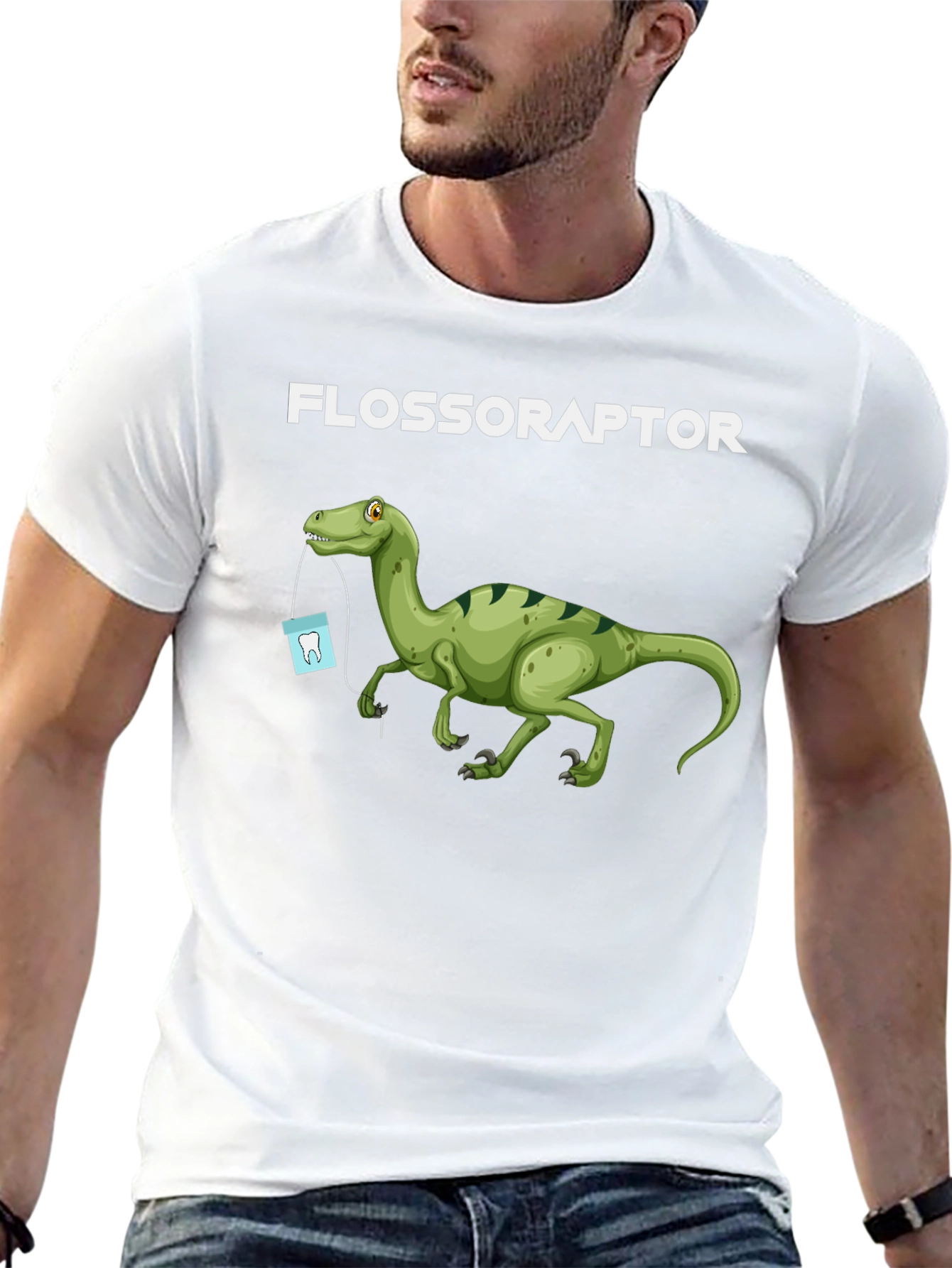 Flossoraptor T-Shirt - Dental Humor