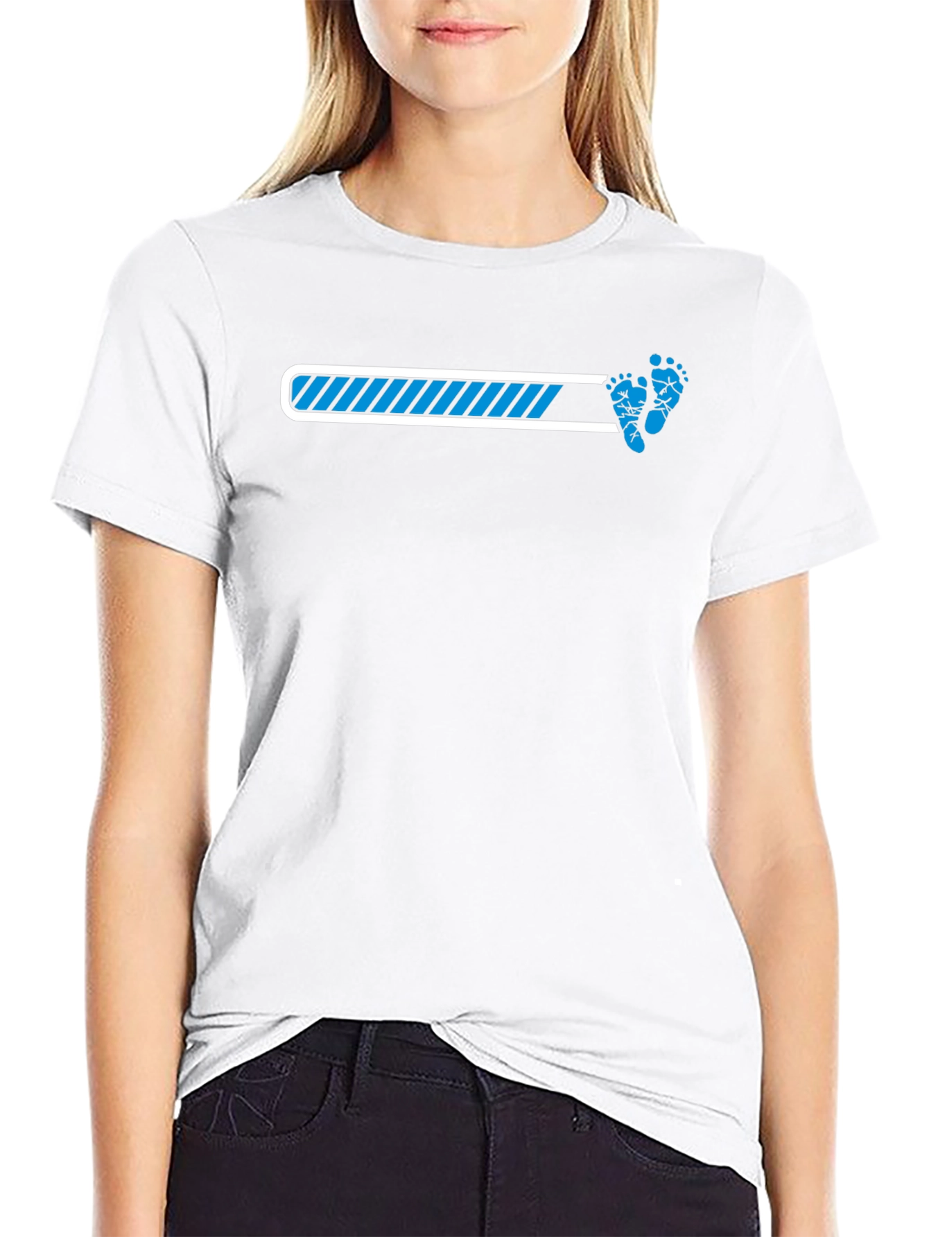 Baby Loading Black Tee - Expecting Parents Gift