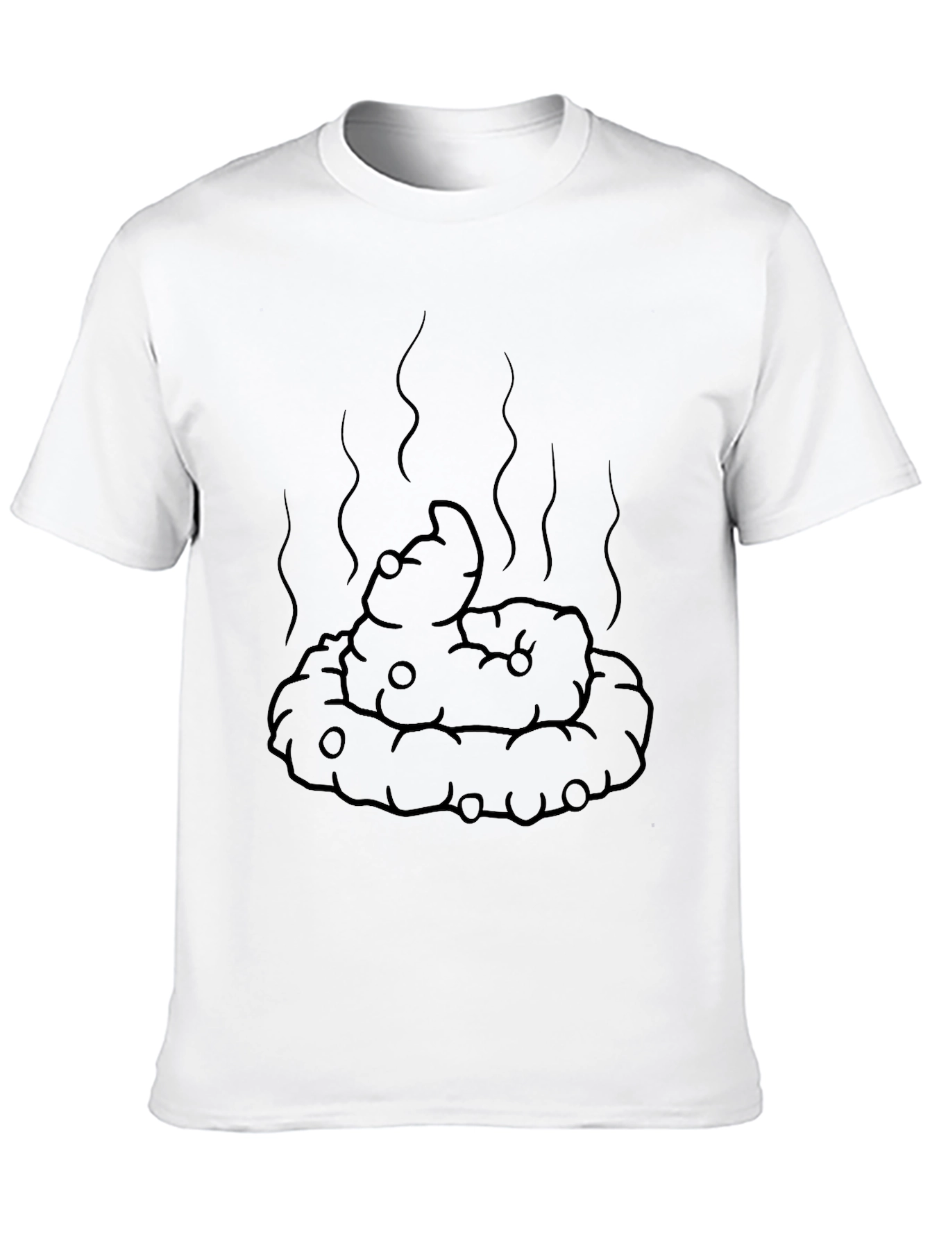 Novelty Poop Emoji T-Shirt