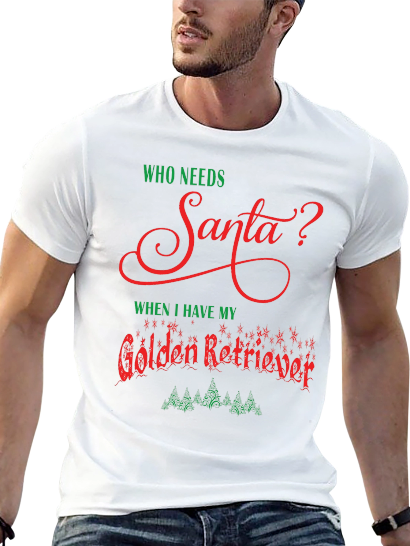 Who Needs Santa? Golden Retriever T-Shirt
