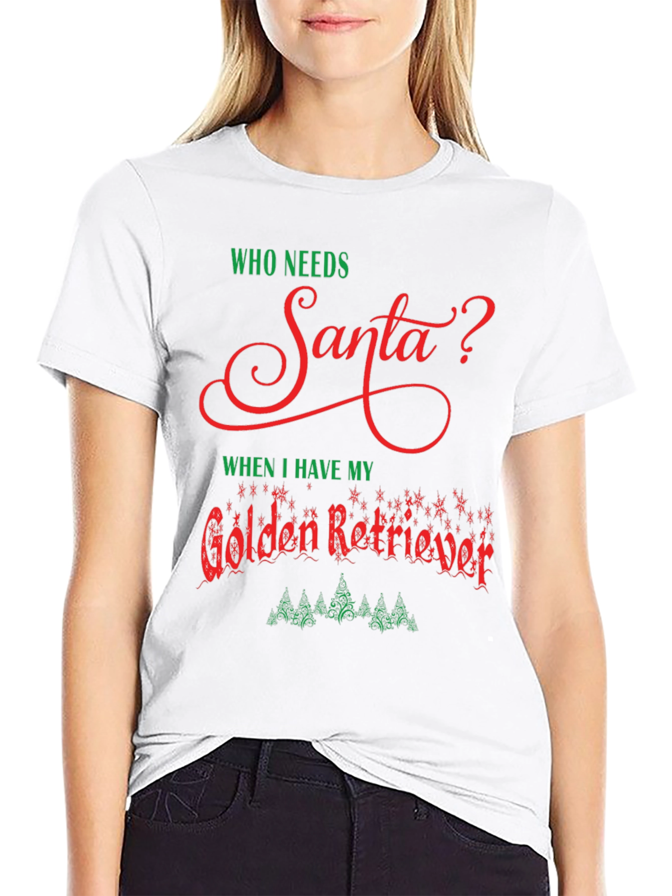 Who Needs Santa? Golden Retriever T-Shirt