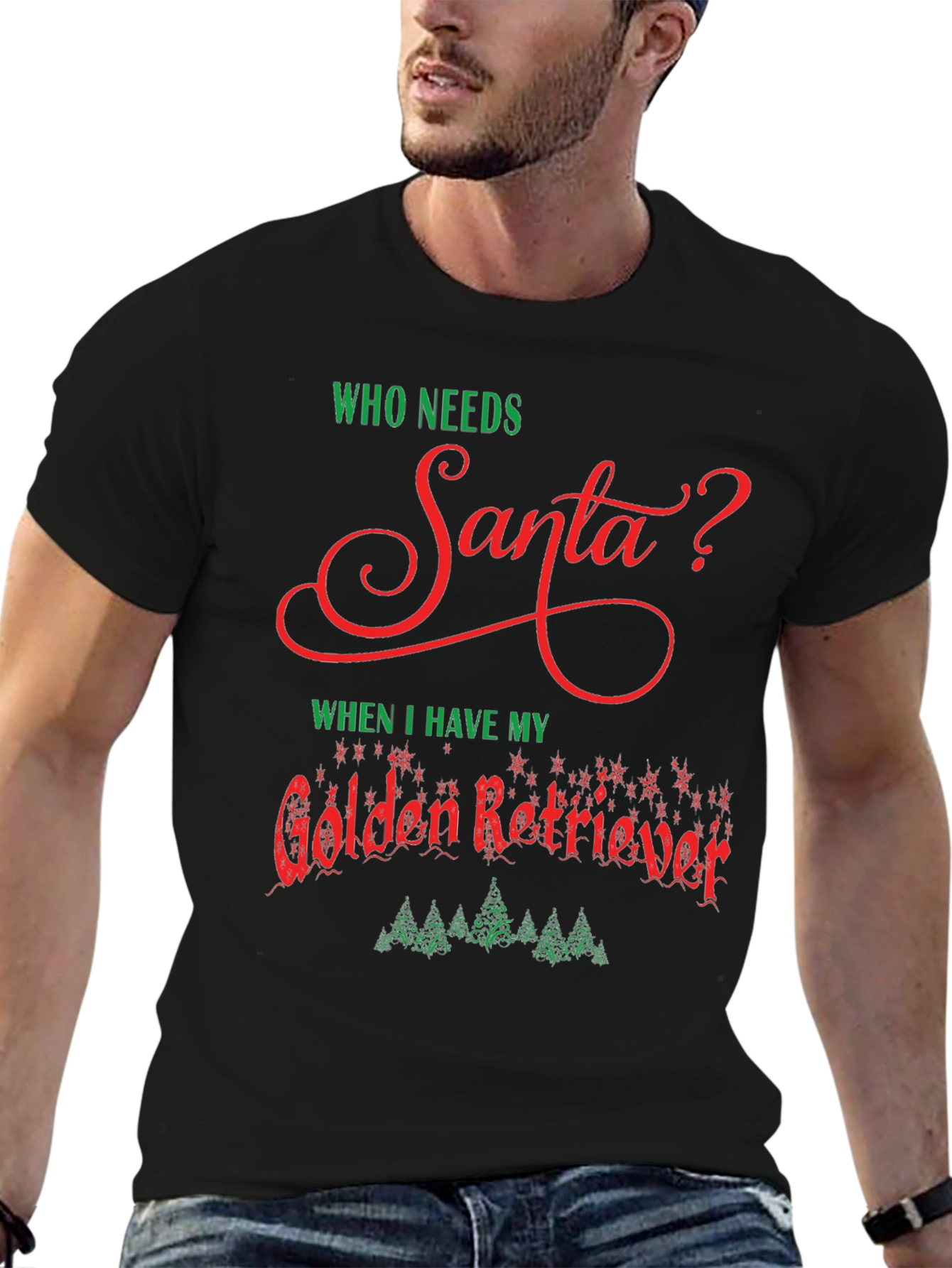 Who Needs Santa? Golden Retriever T-Shirt