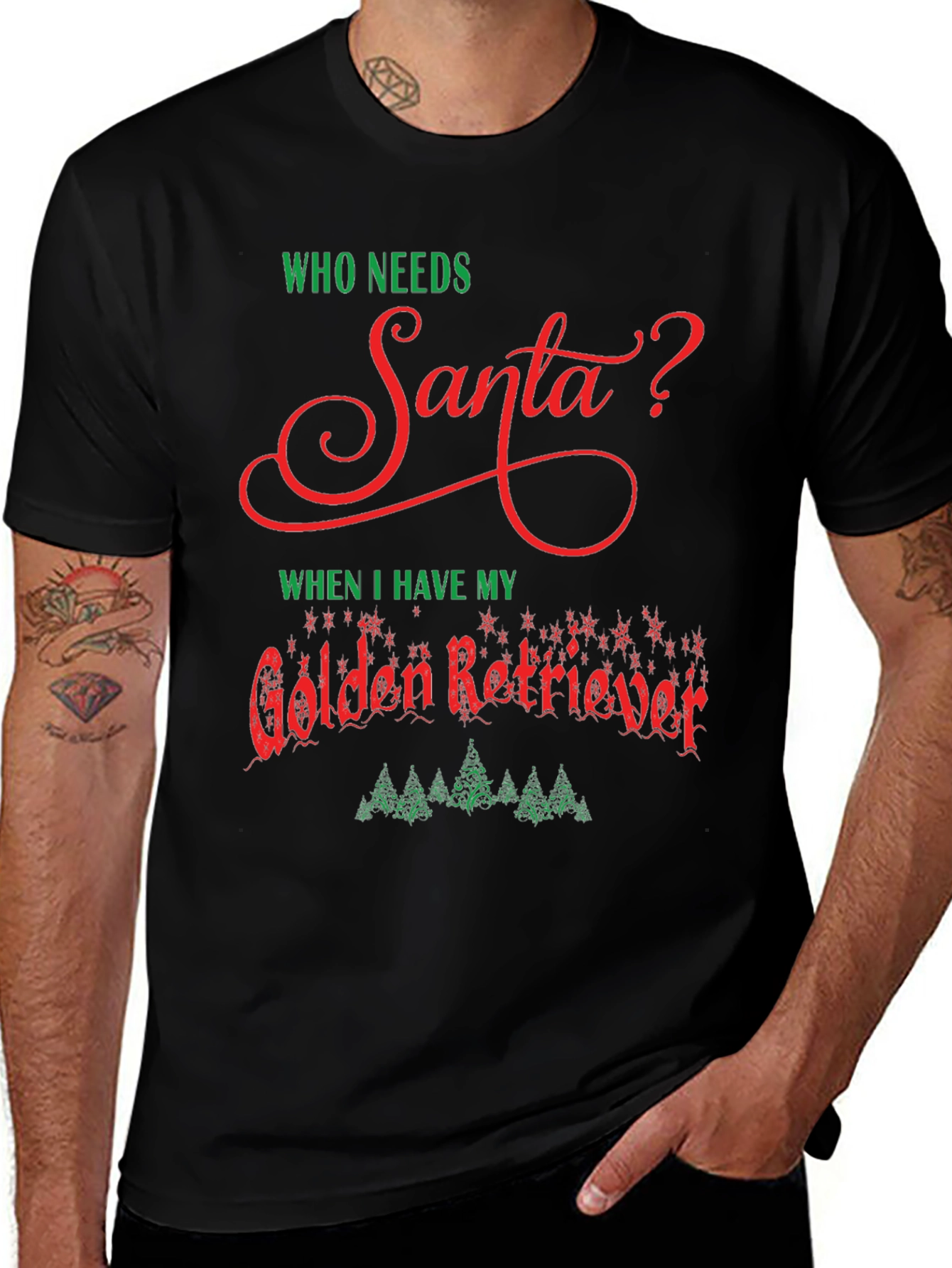 Who Needs Santa? Golden Retriever T-Shirt