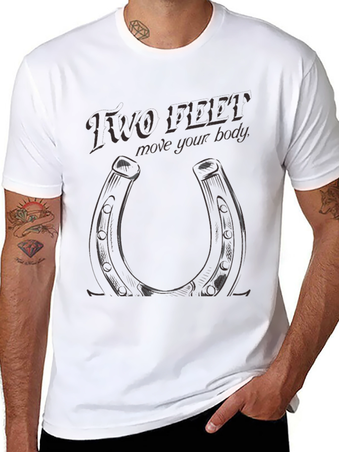Two Feet Graphic Tee