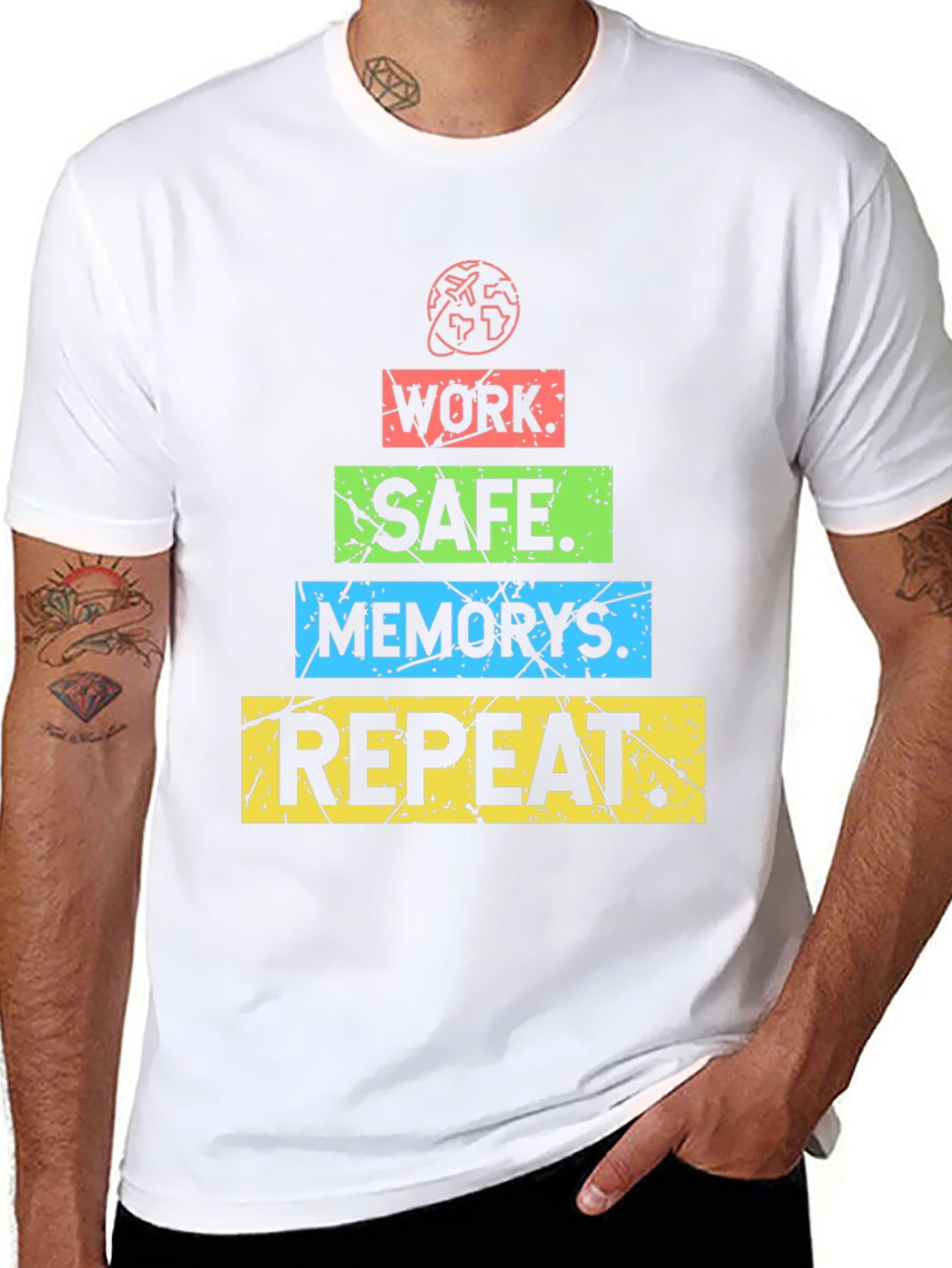 Work Safe Memorys Repeat T-Shirt