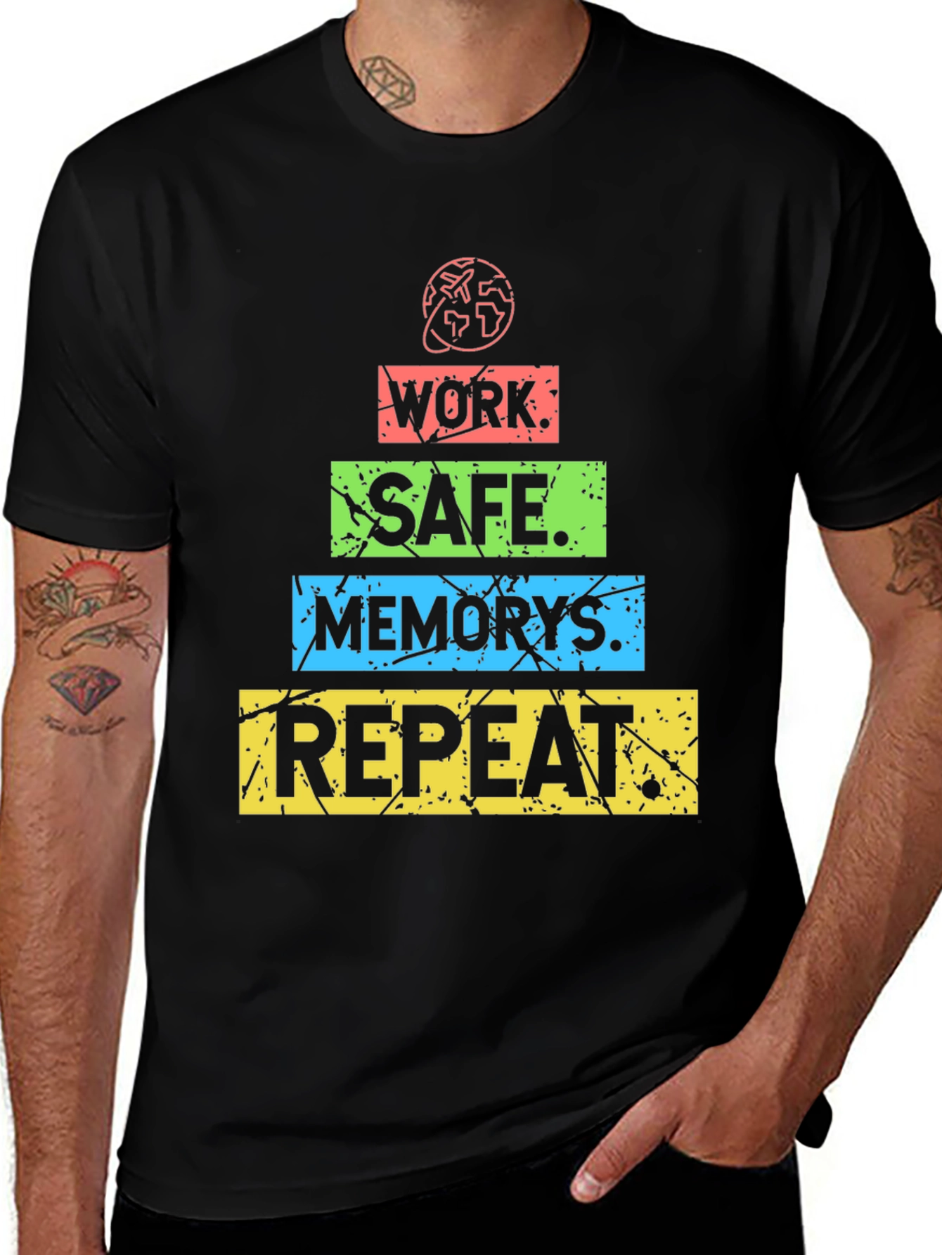 Work Safe Memorys Repeat T-Shirt
