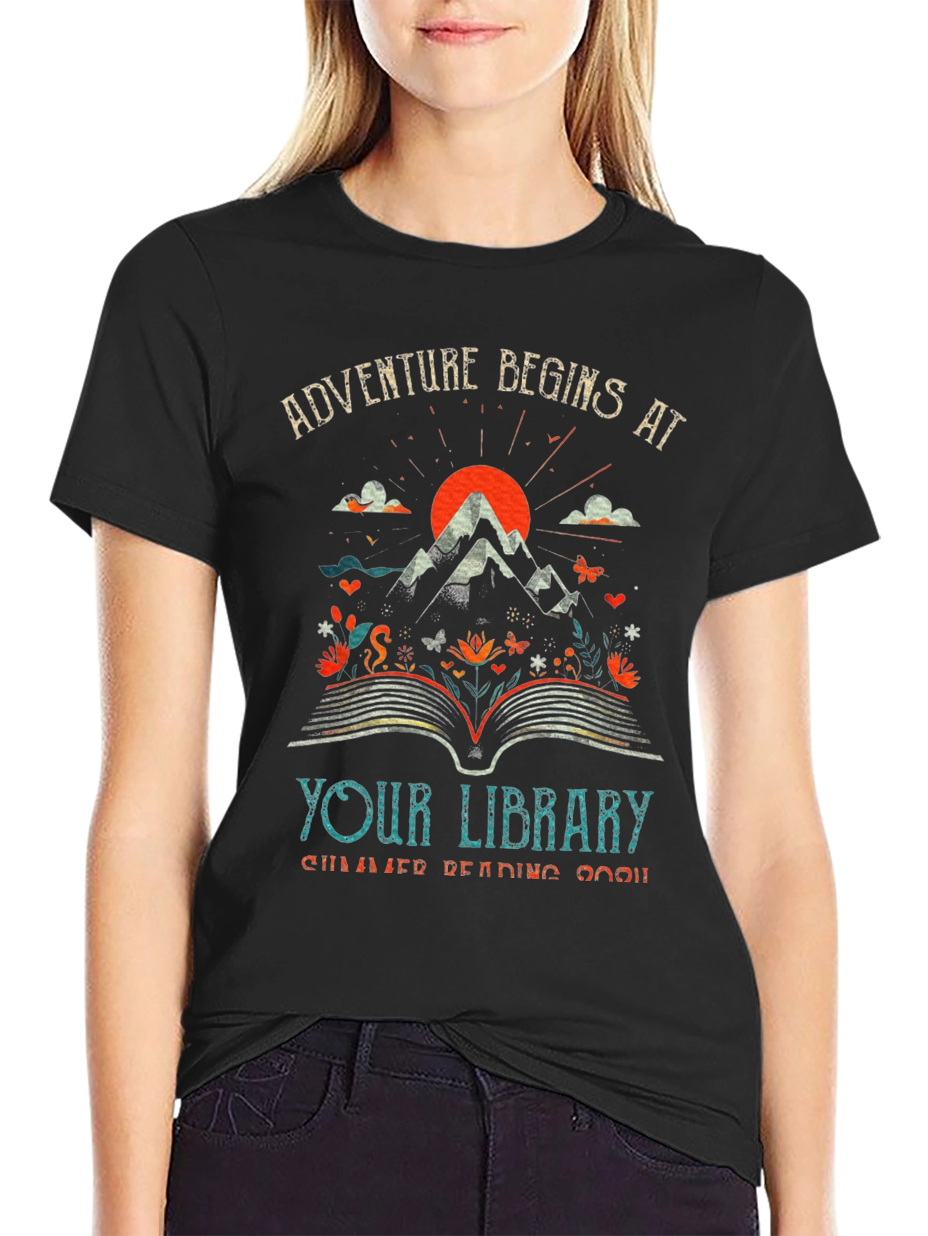 Adventure Begins at Your Library T-Shirt