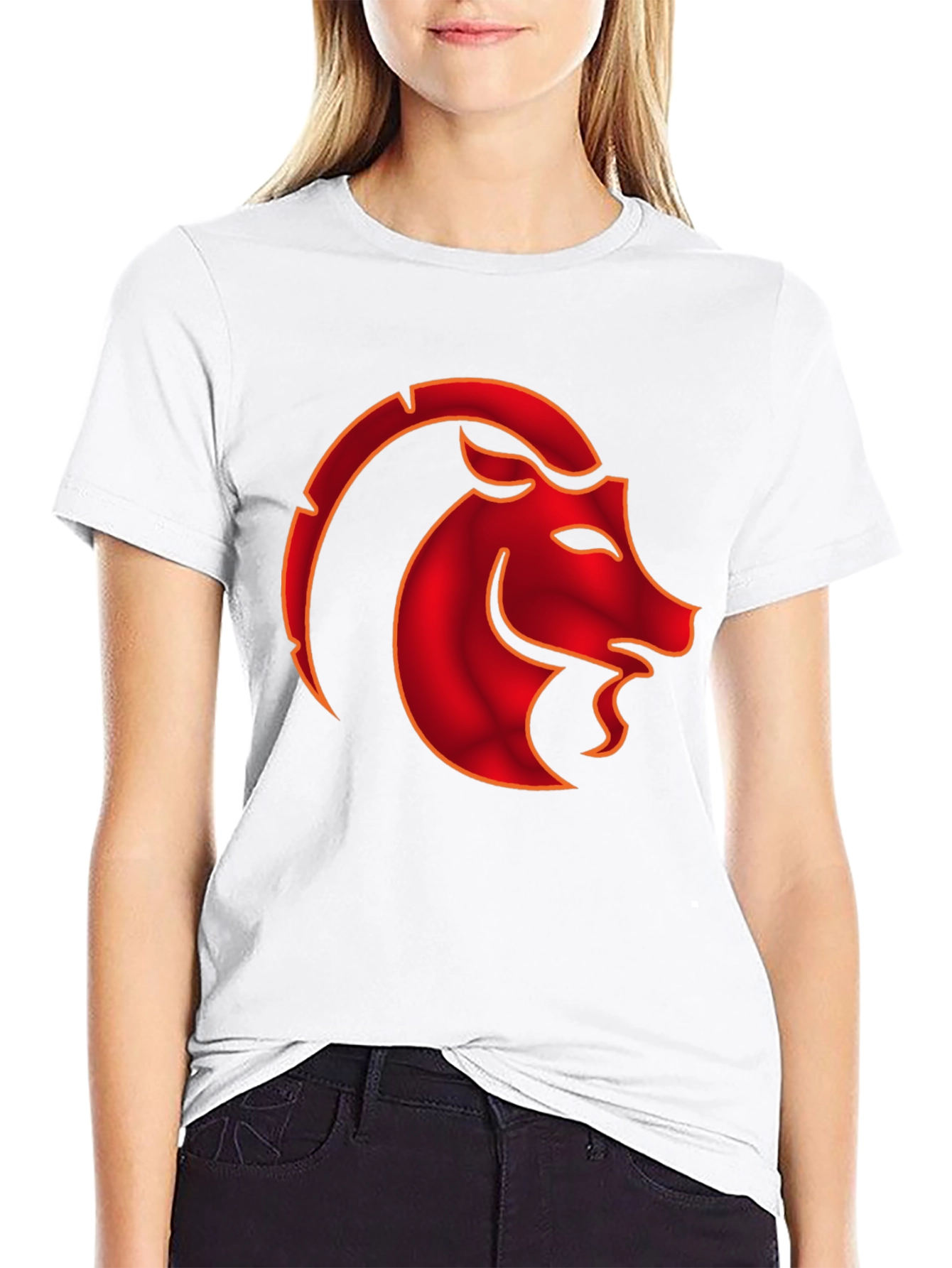 Capricorn Zodiac Graphic T-Shirt - Black