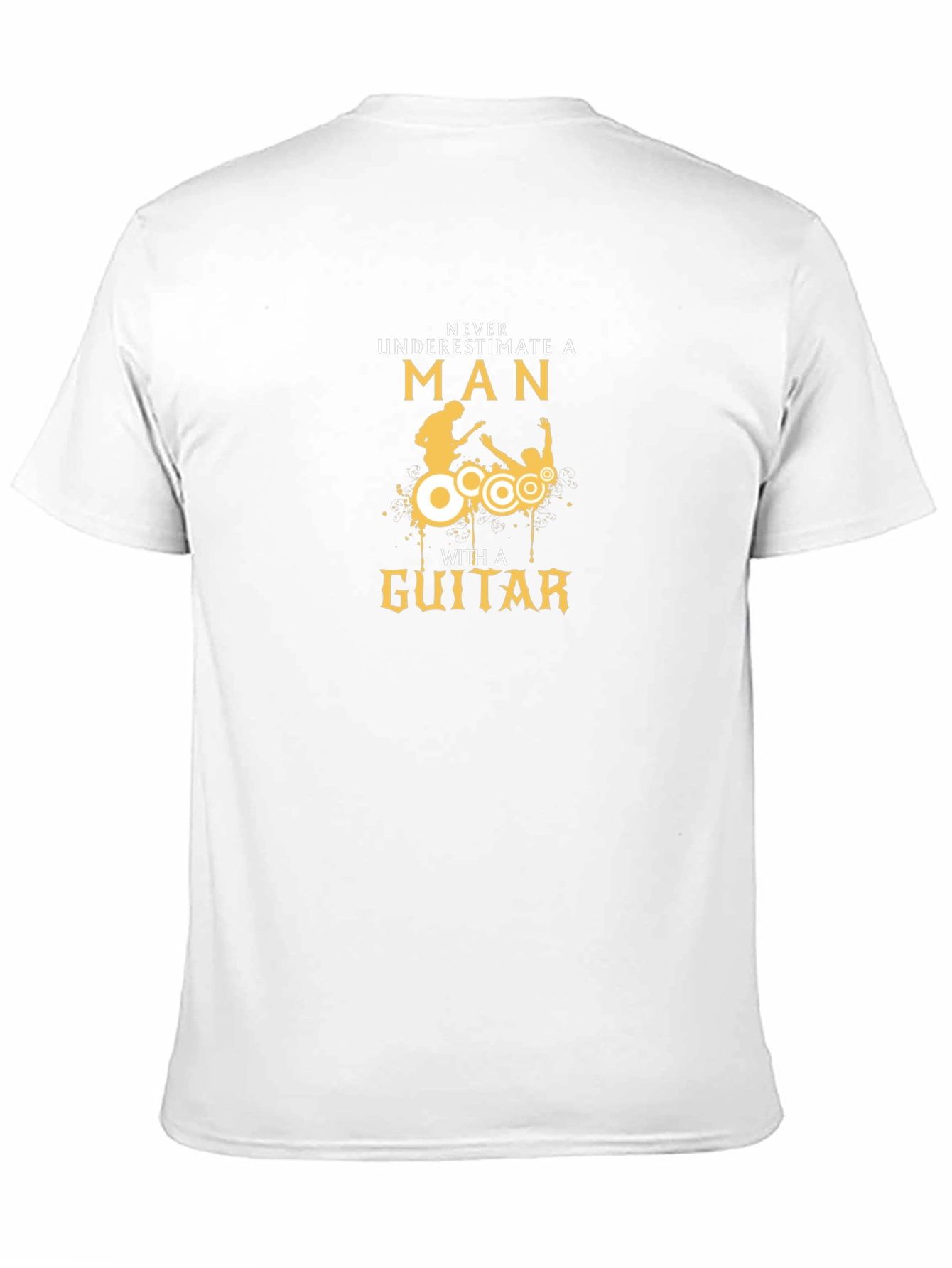 Never Underestimate a Man with a Guitar T-Shirt