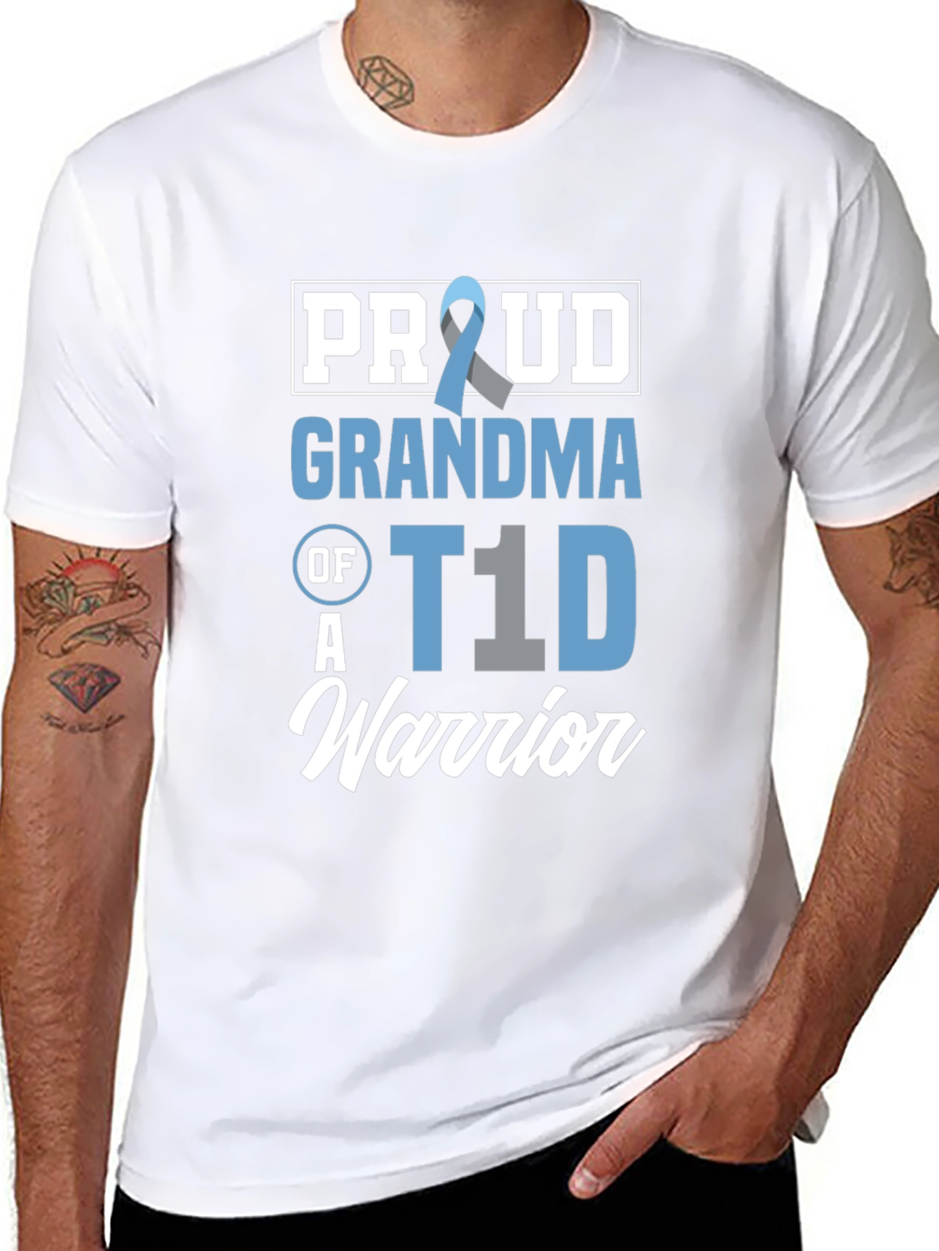 Proud Grandma of a T1D Warrior T-Shirt