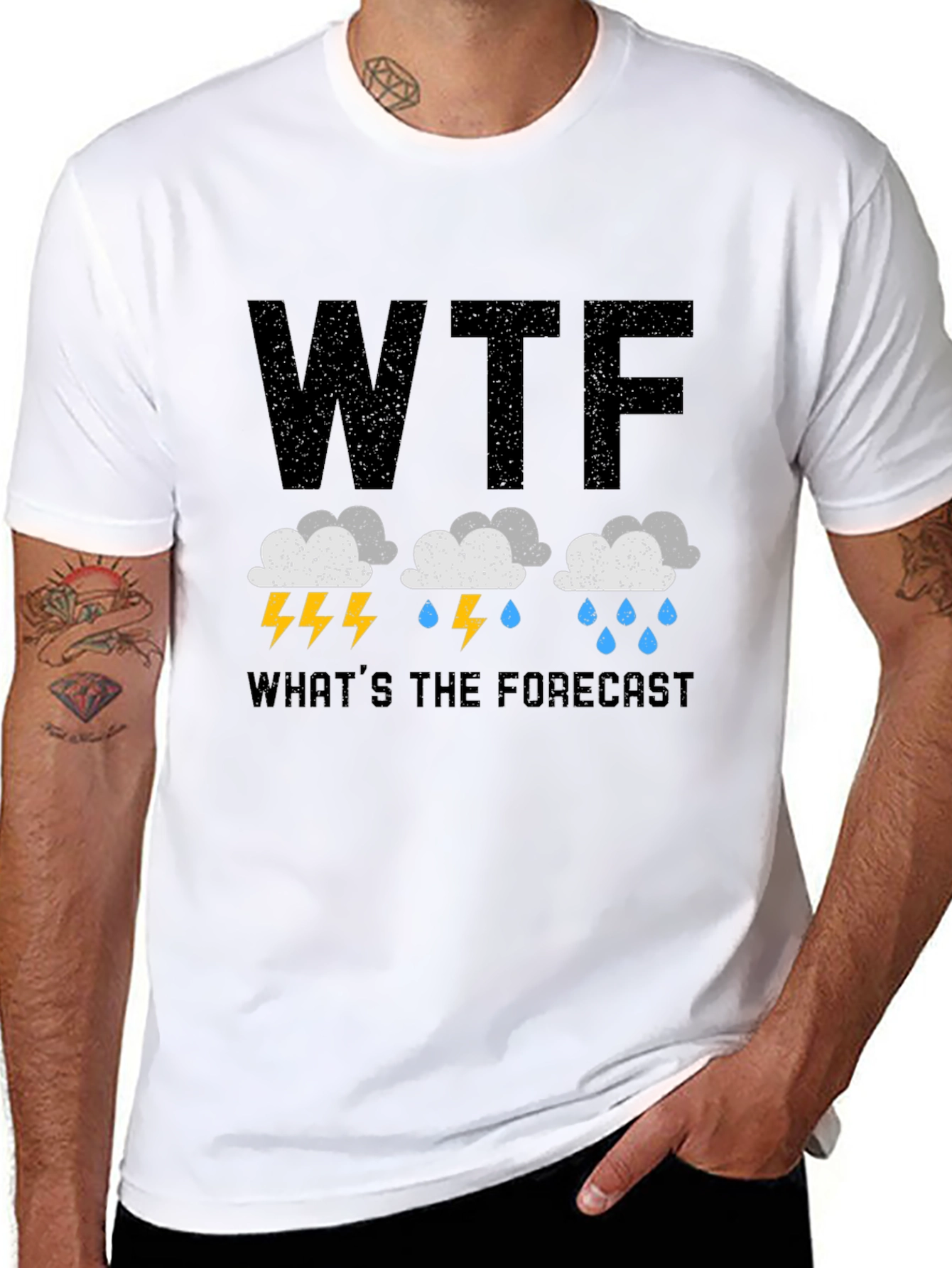 WTF Whats the Forecast Funny Weather T-Shirt