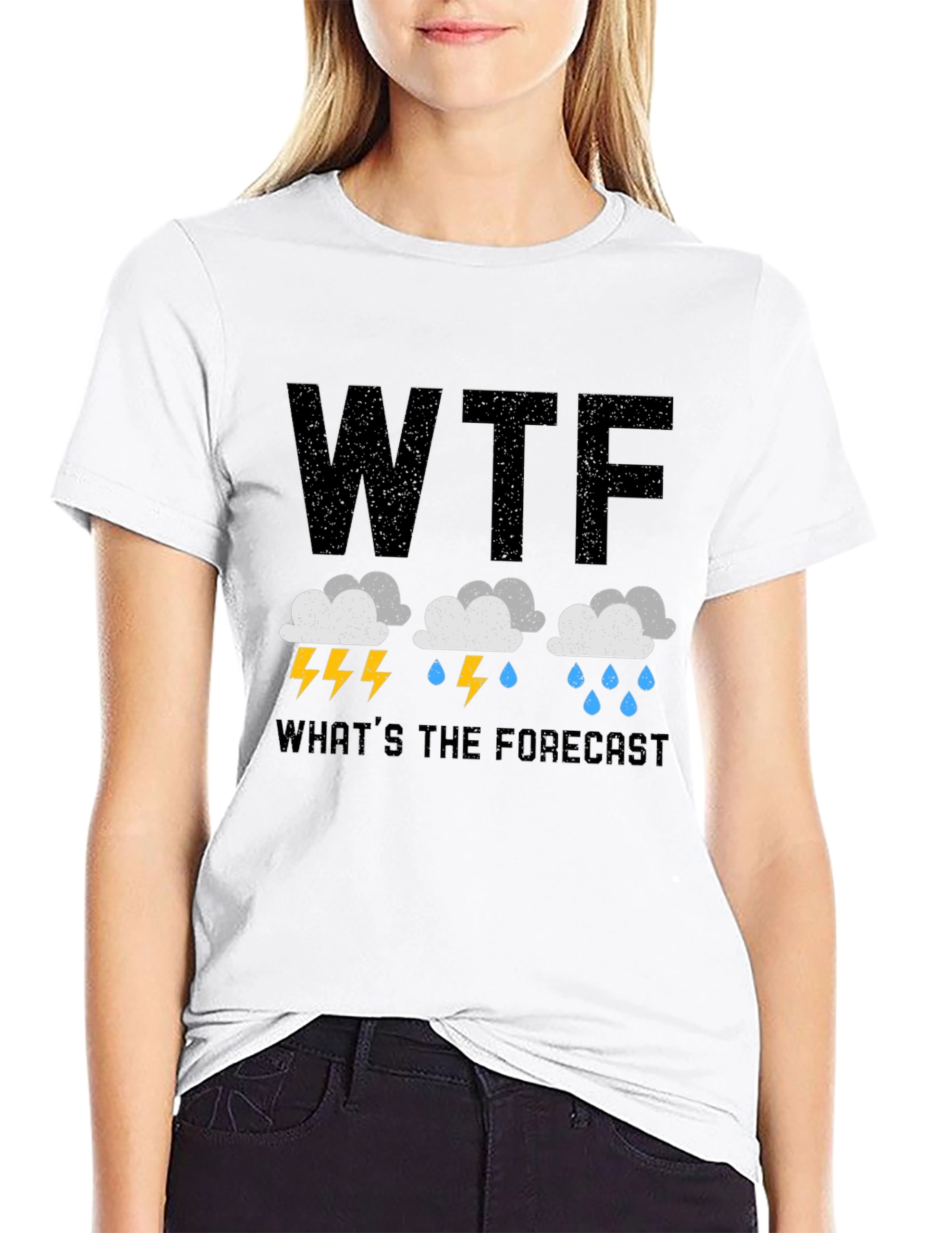 WTF Whats the Forecast Funny Weather T-Shirt