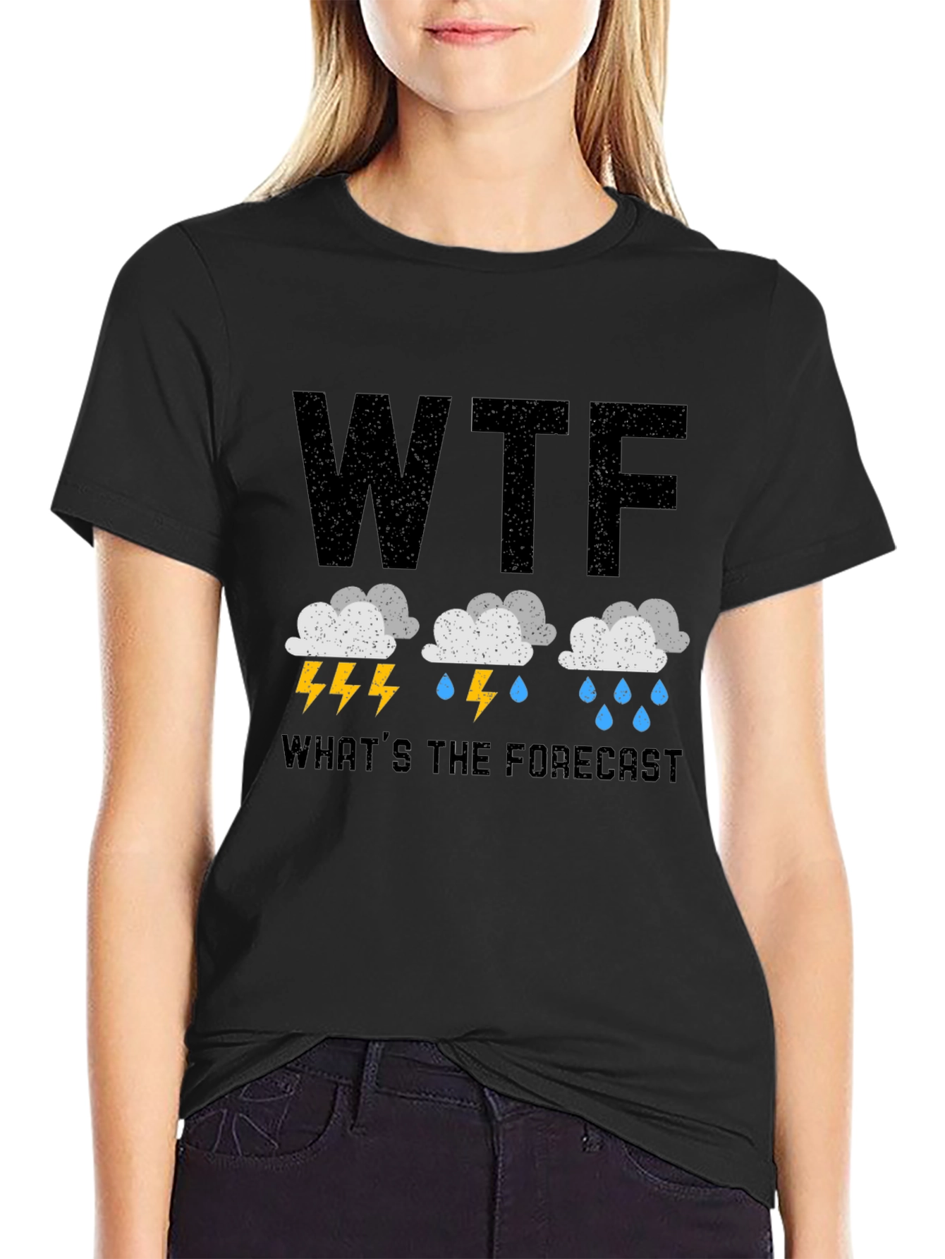 WTF Whats the Forecast Funny Weather T-Shirt