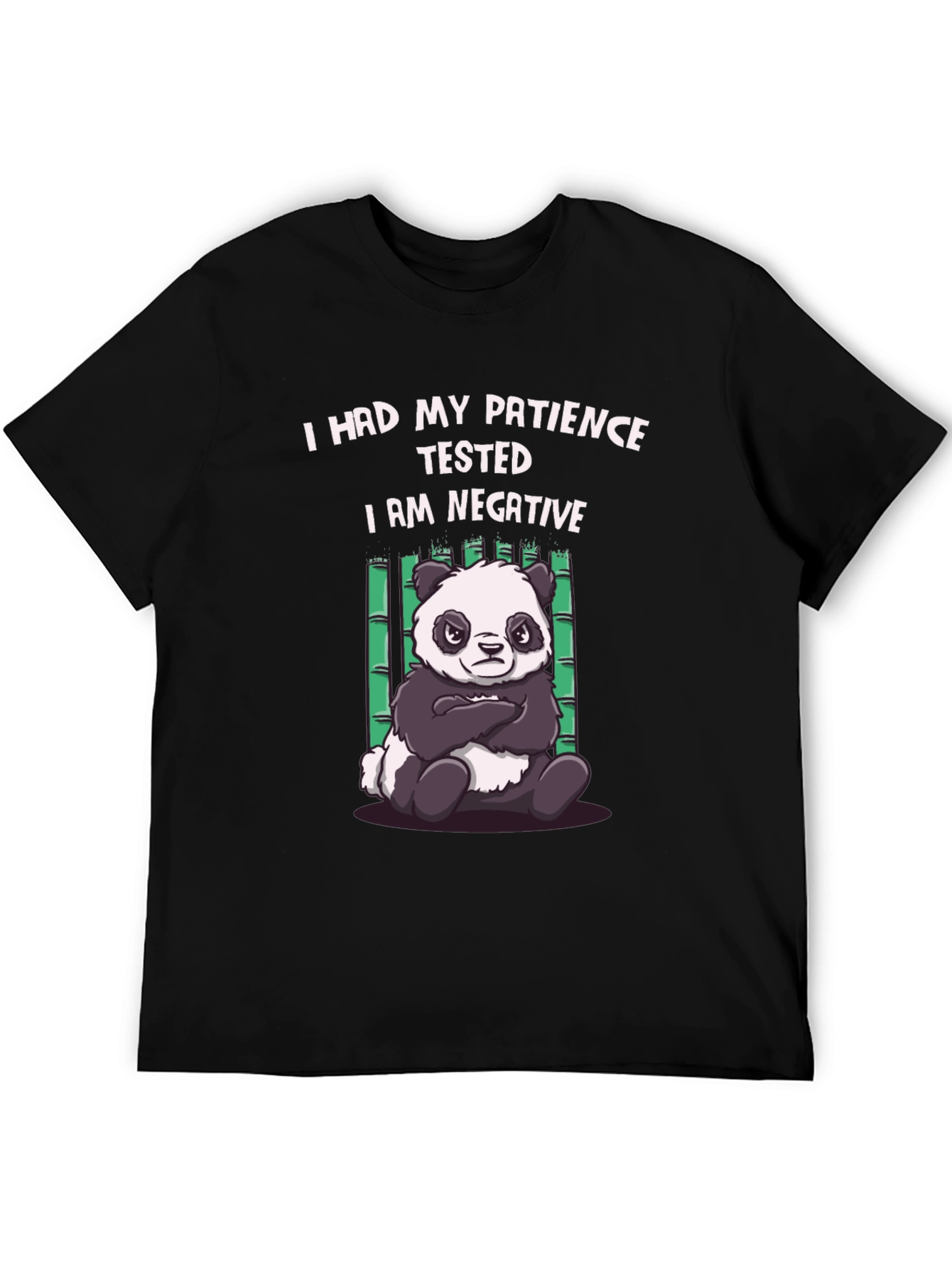 Patience Tested Panda Graphic T-Shirt