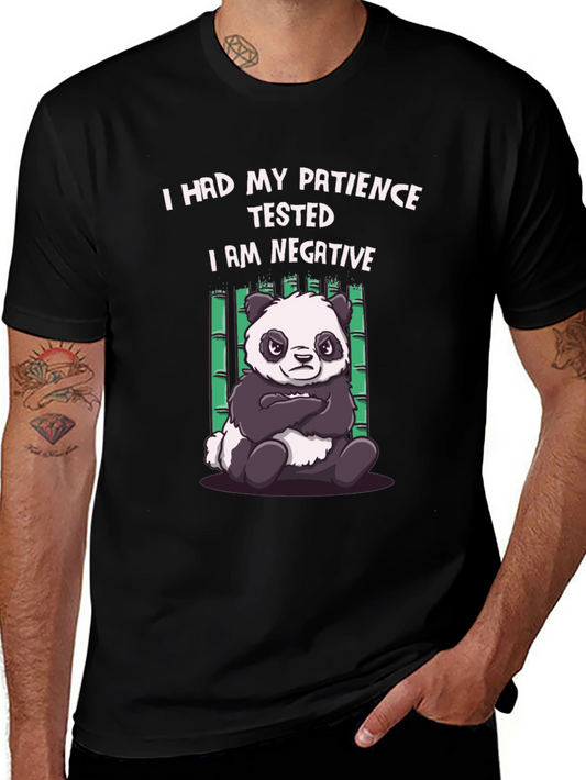 Patience Tested Panda Graphic T-Shirt