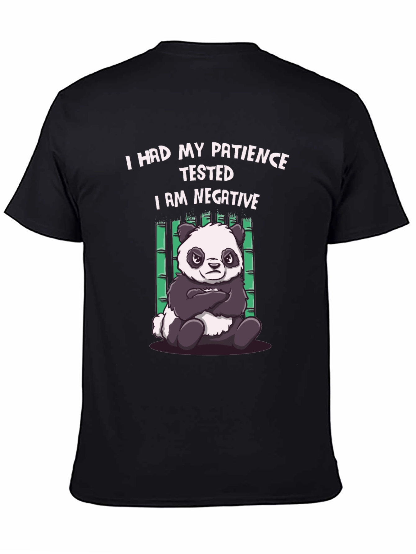 Patience Tested Panda Graphic T-Shirt