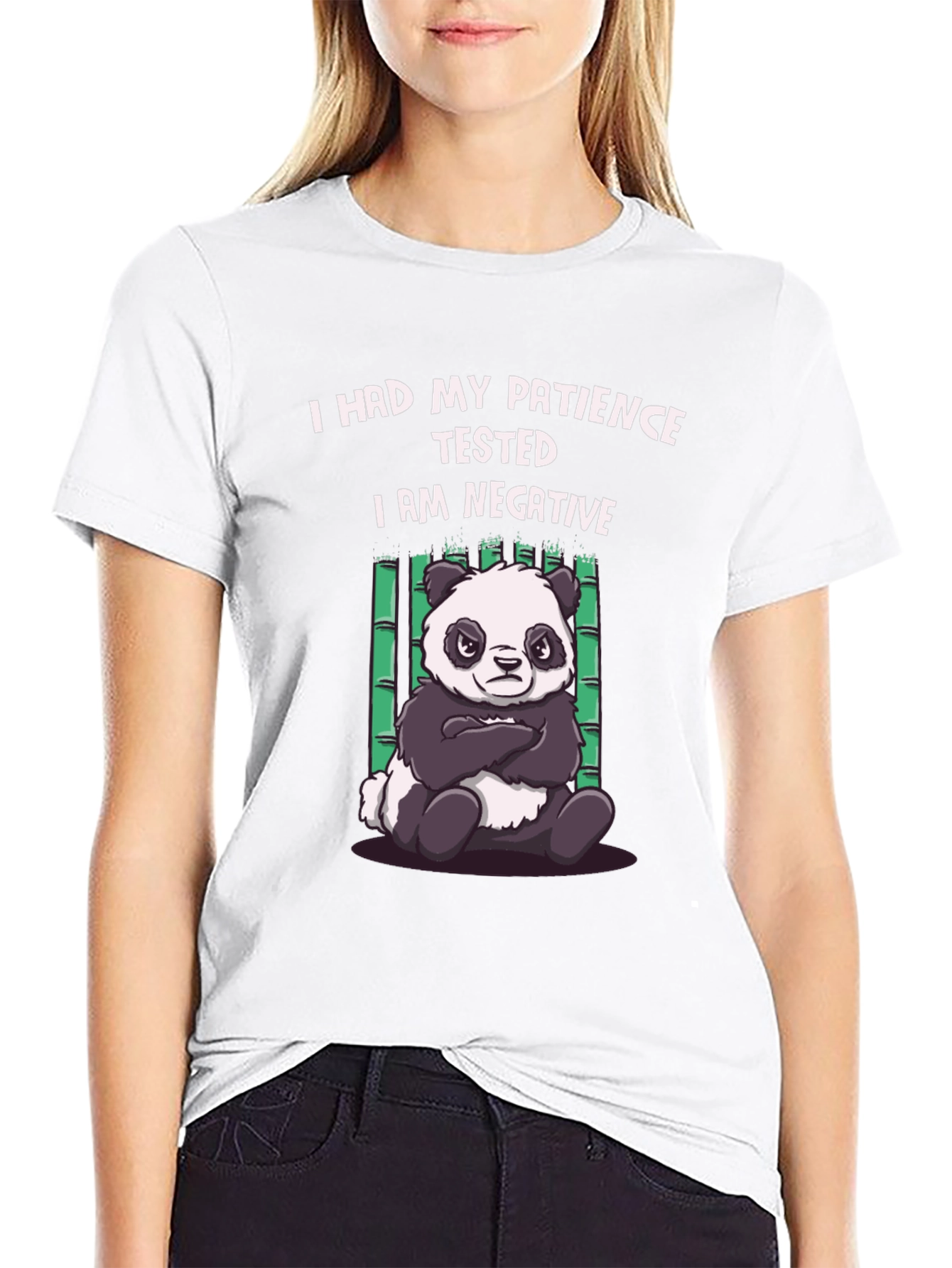 Patience Tested Panda Graphic T-Shirt