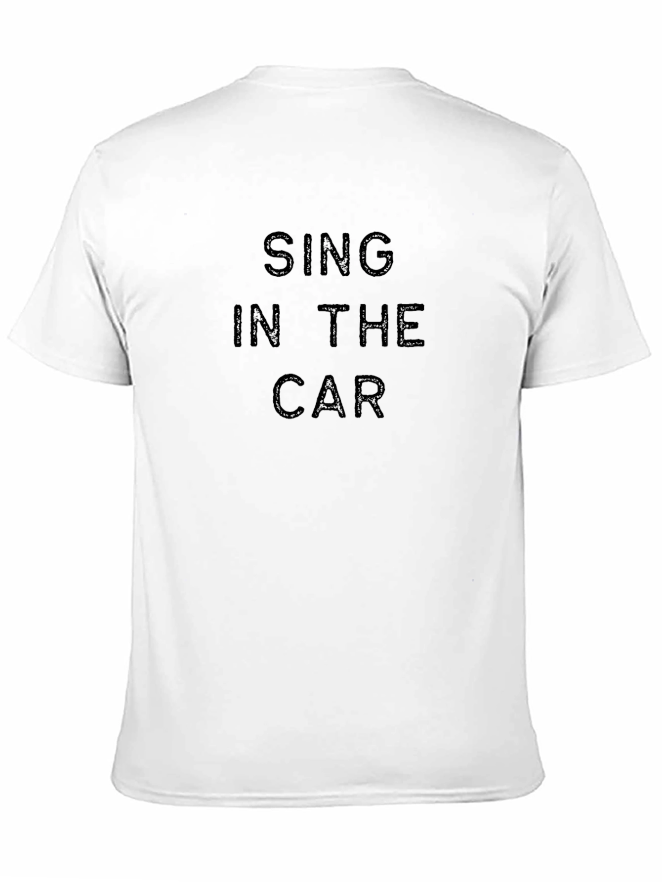Sing In The Car Black T-Shirt