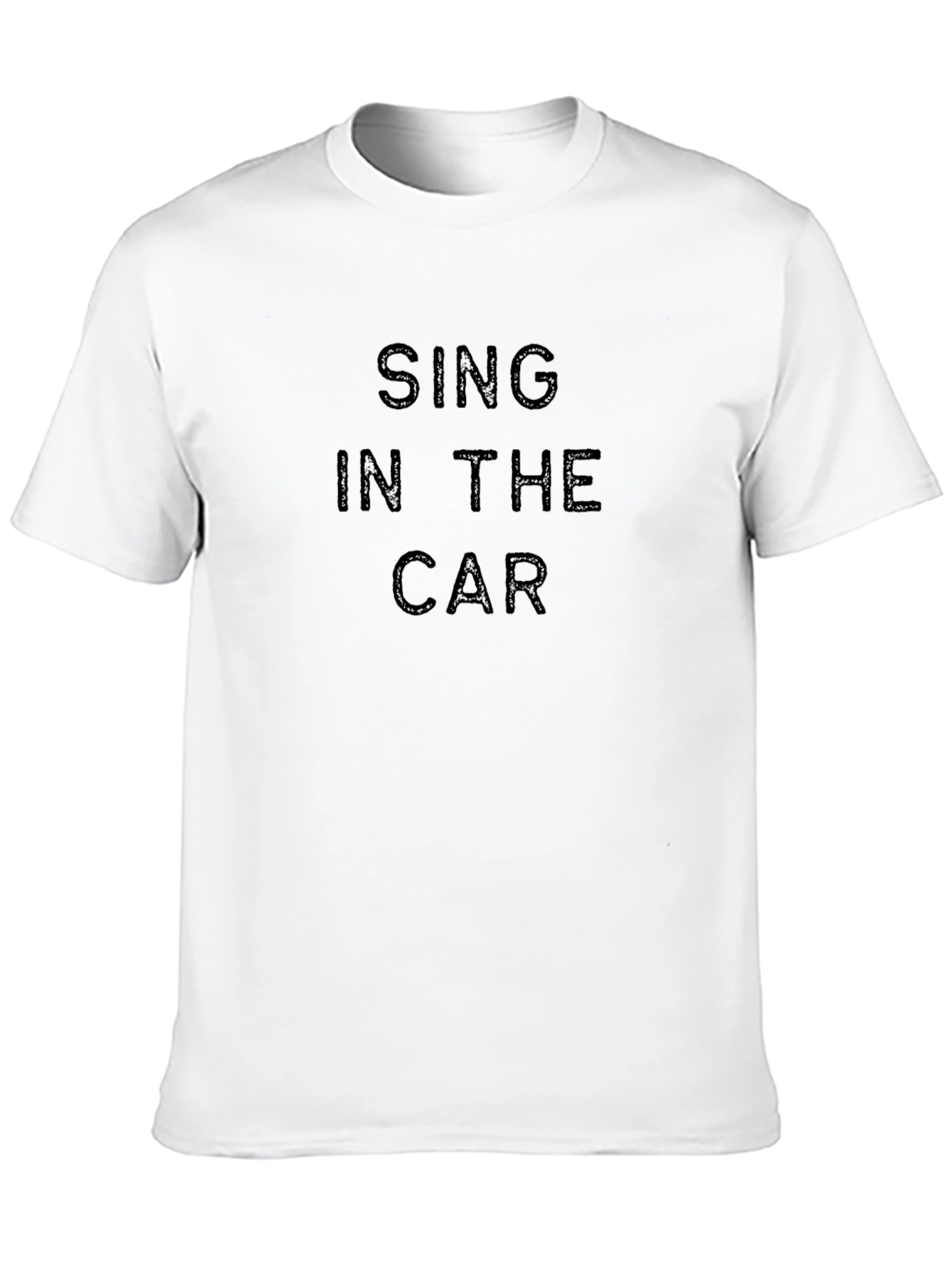 Sing In The Car Black T-Shirt