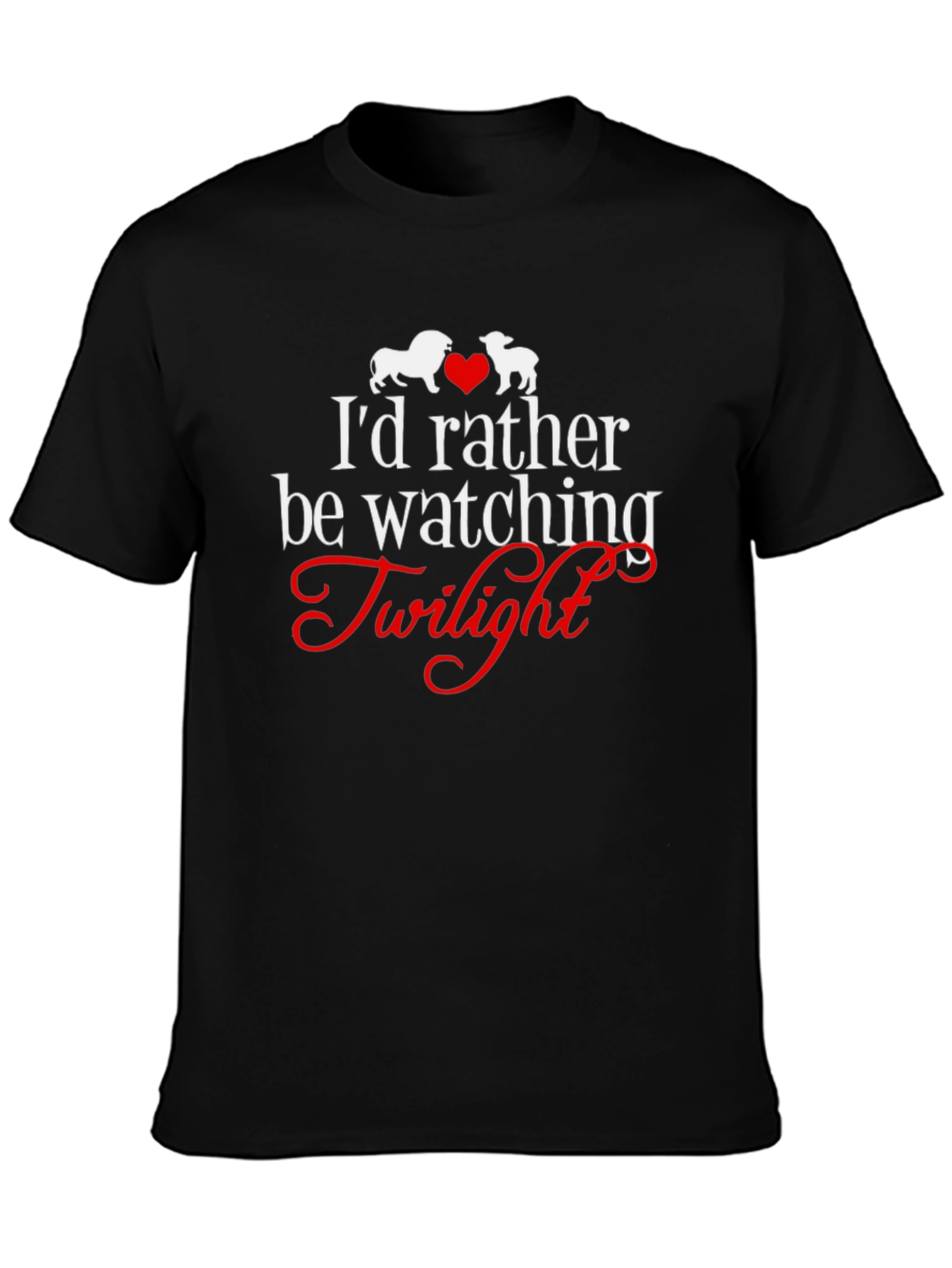 Twilight Fan T-Shirt: Id Rather Be Watching