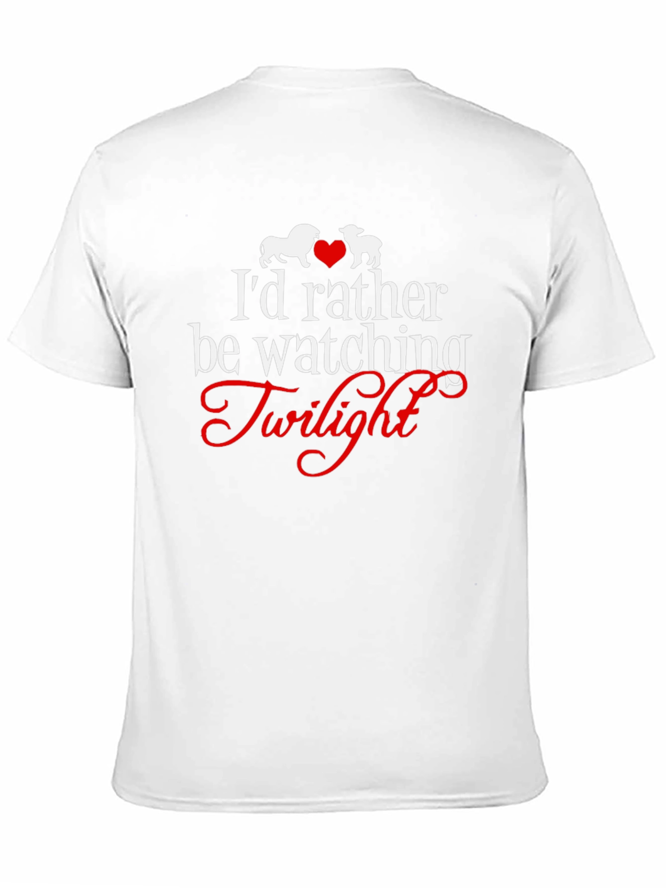 Twilight Fan T-Shirt: Id Rather Be Watching