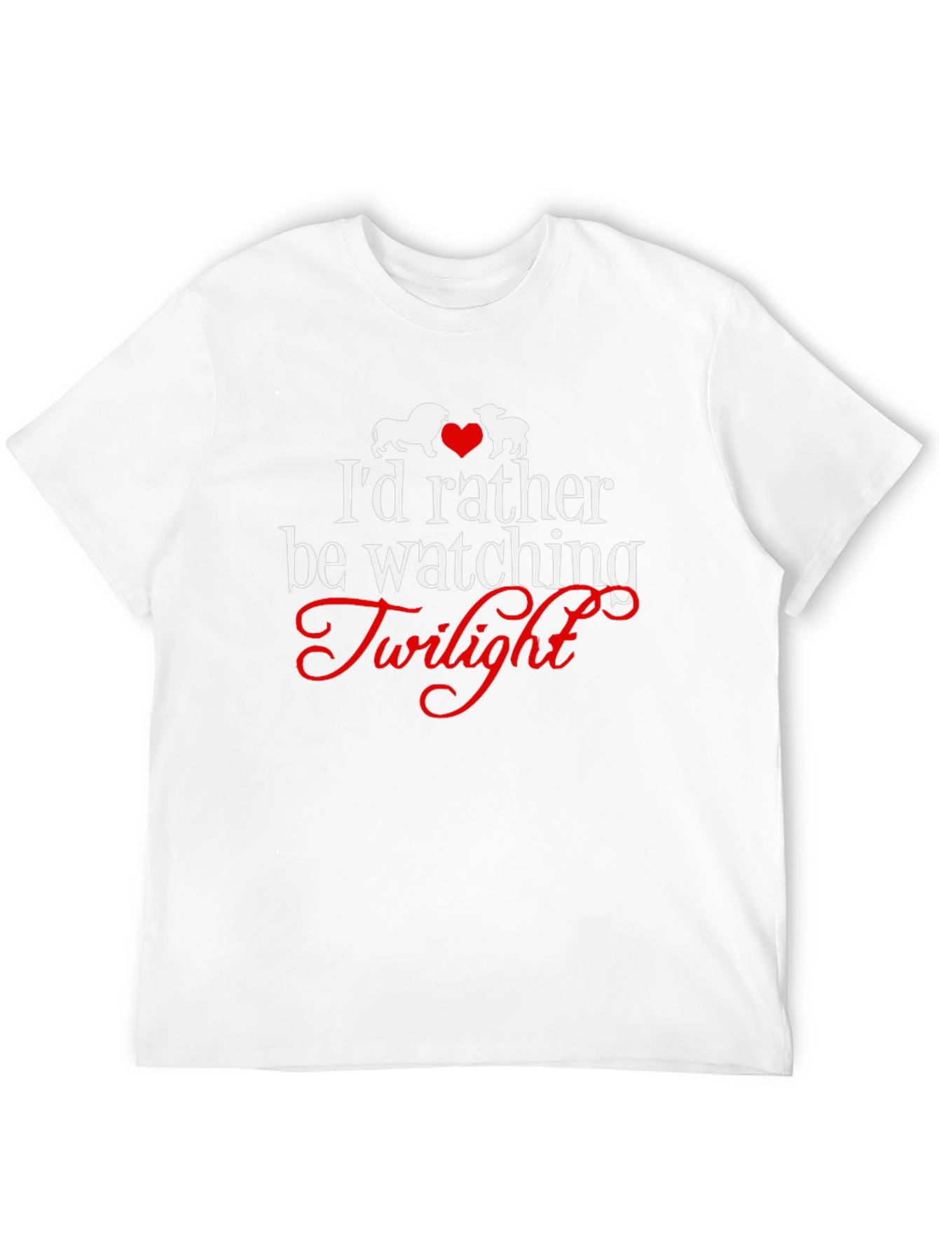 Twilight Fan T-Shirt: Id Rather Be Watching