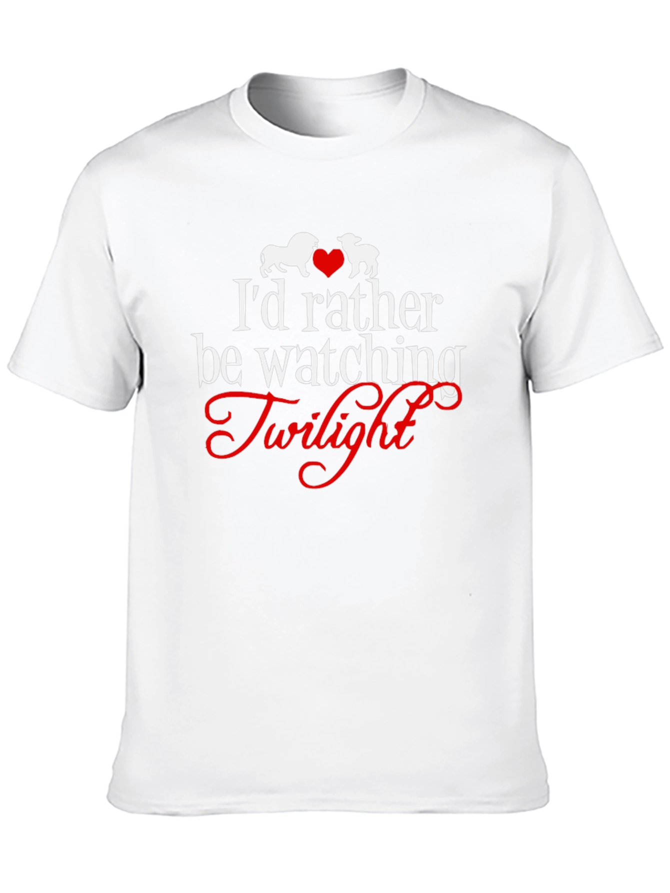Twilight Fan T-Shirt: Id Rather Be Watching