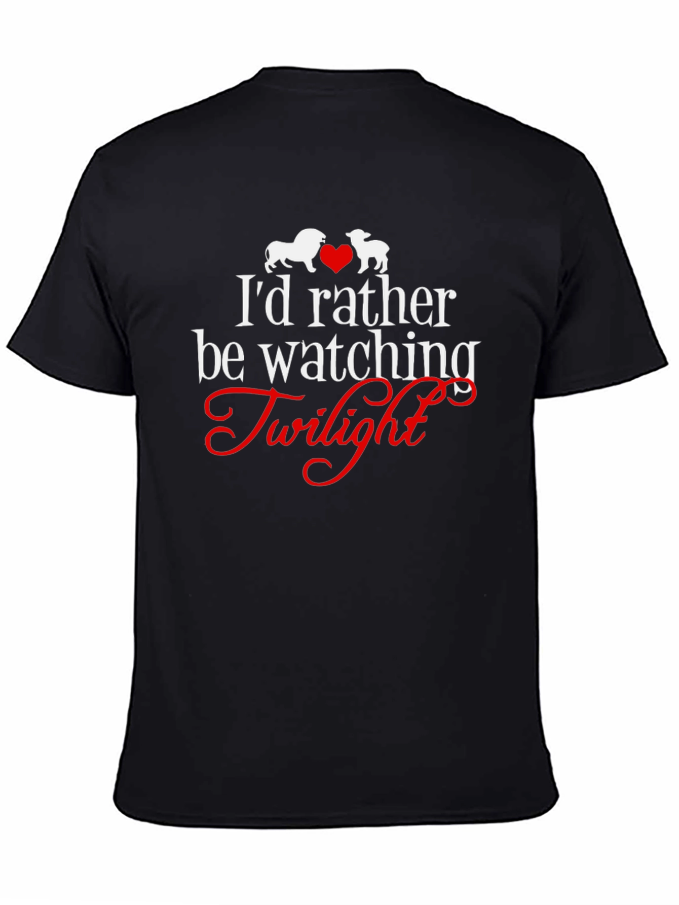 Twilight Fan T-Shirt: Id Rather Be Watching