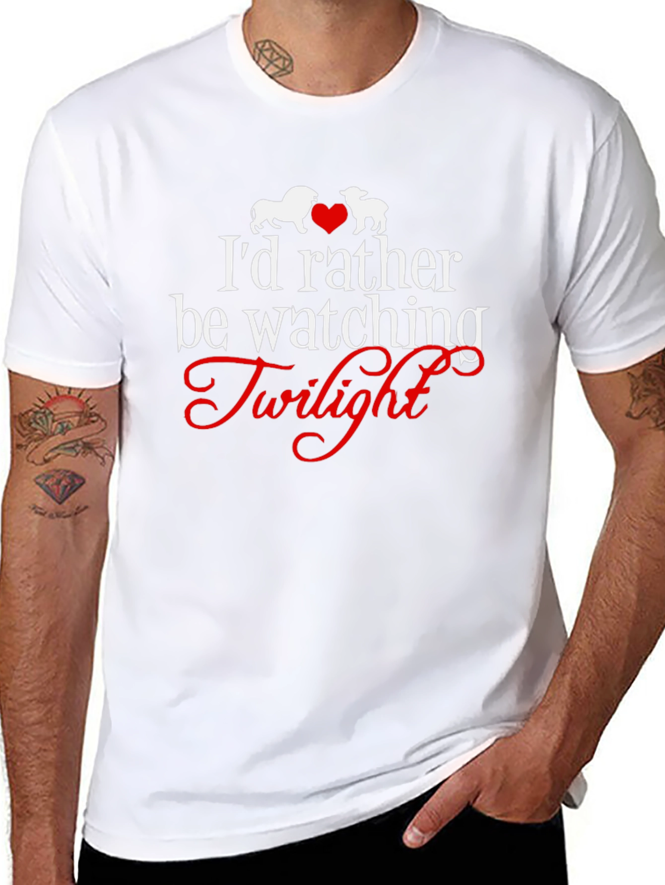 Twilight Fan T-Shirt: Id Rather Be Watching