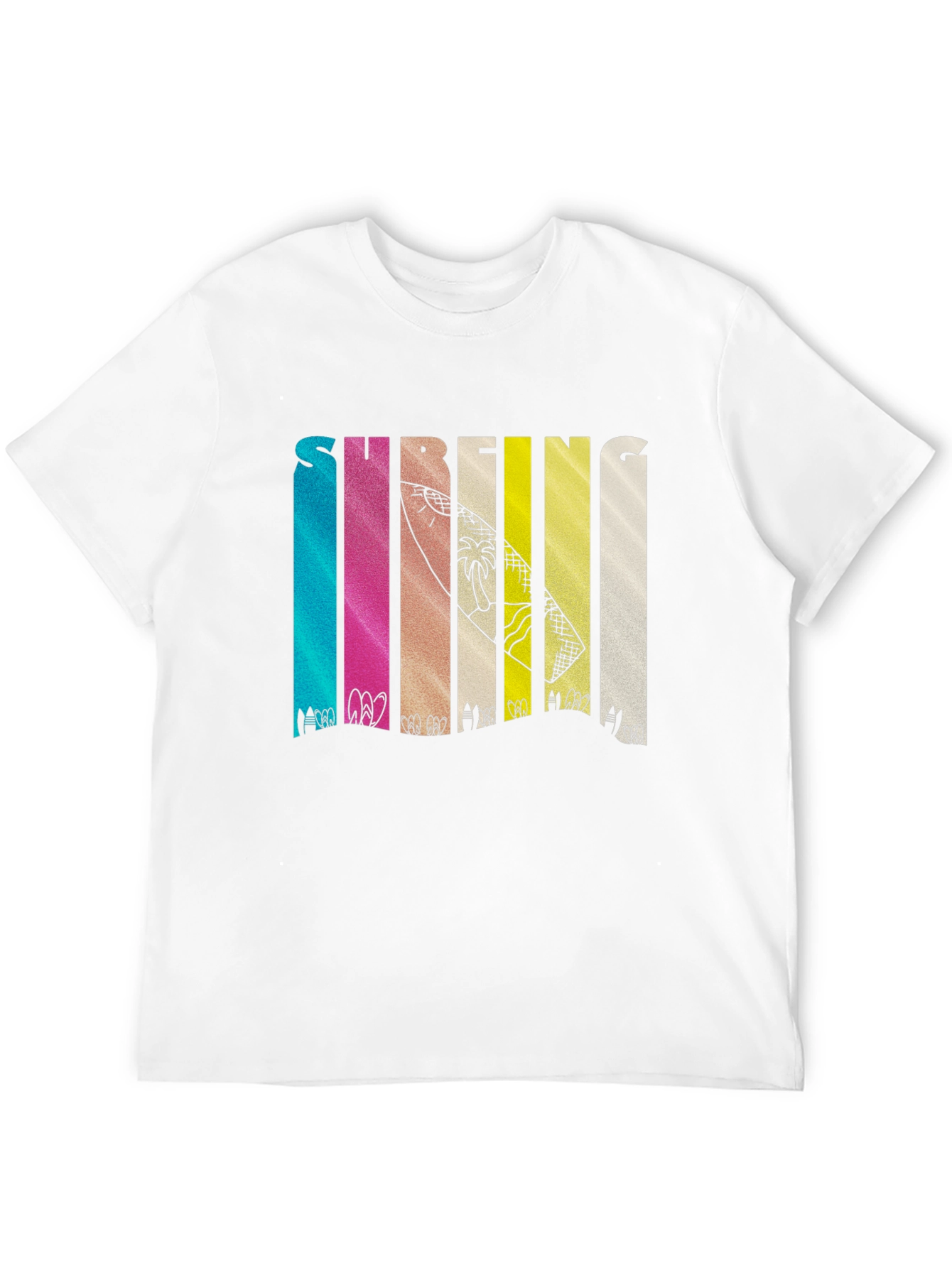 Surfing Design Graphic T-Shirt