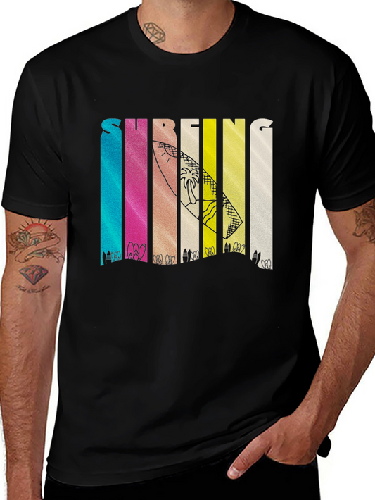 Surfing Design Graphic T-Shirt