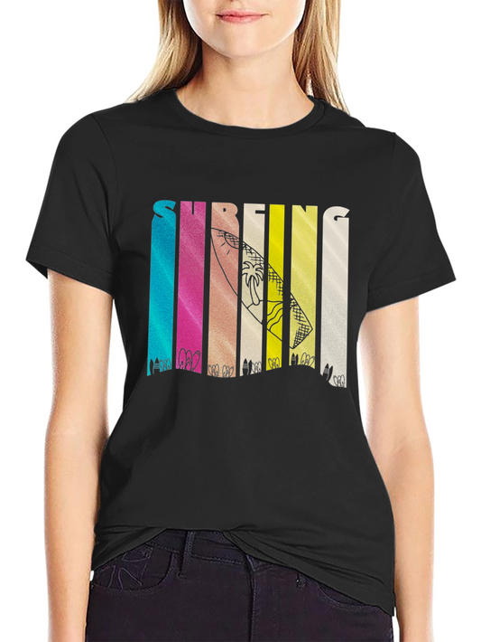 Surfing Design Graphic T-Shirt