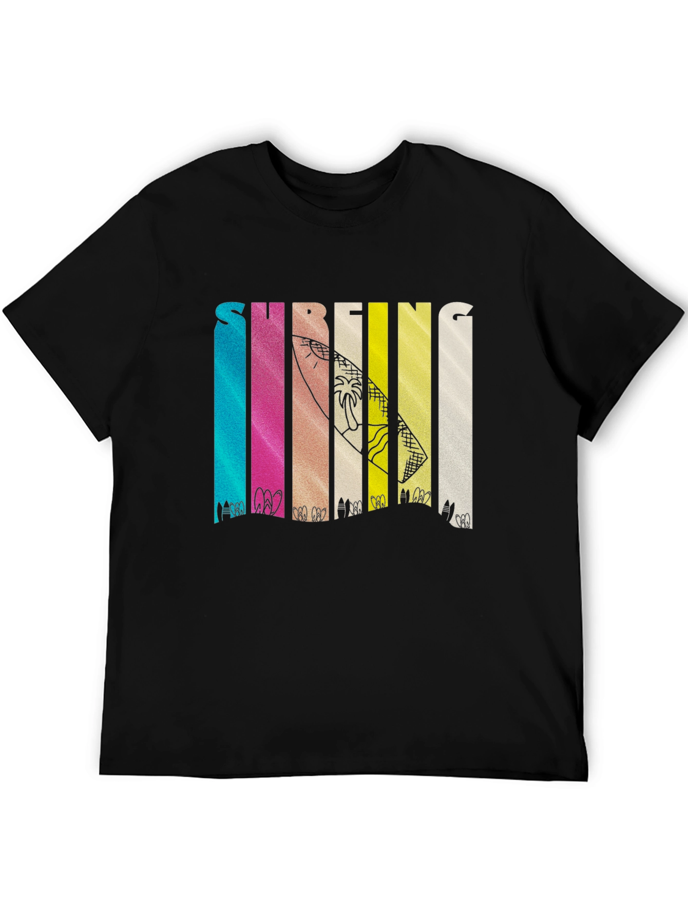 Surfing Design Graphic T-Shirt