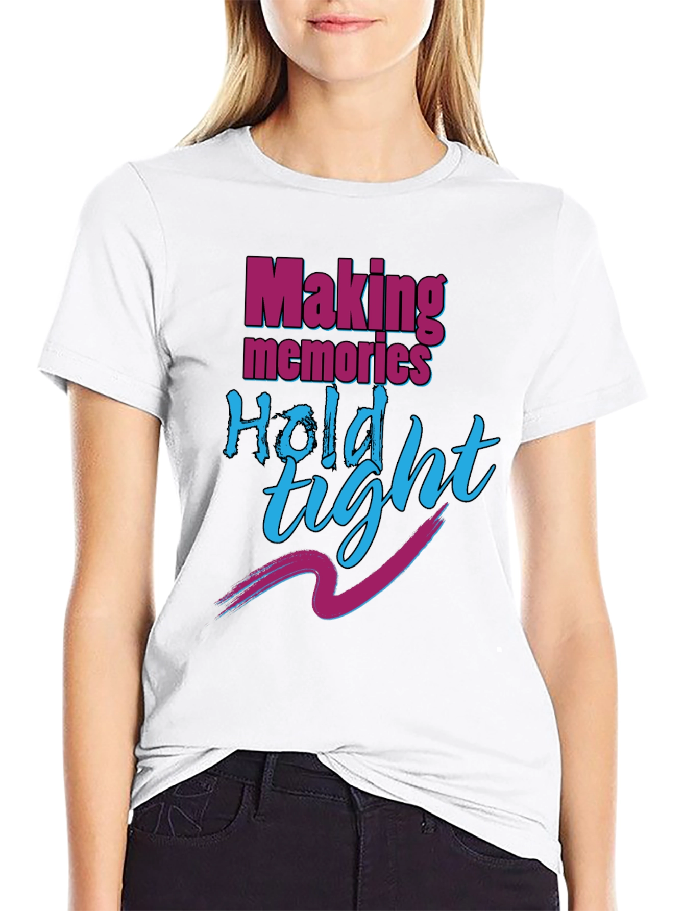 Making Memories Hold Tight Black T-Shirt