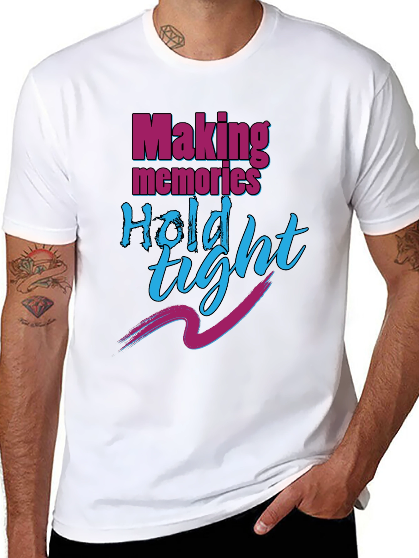 Making Memories Hold Tight Black T-Shirt