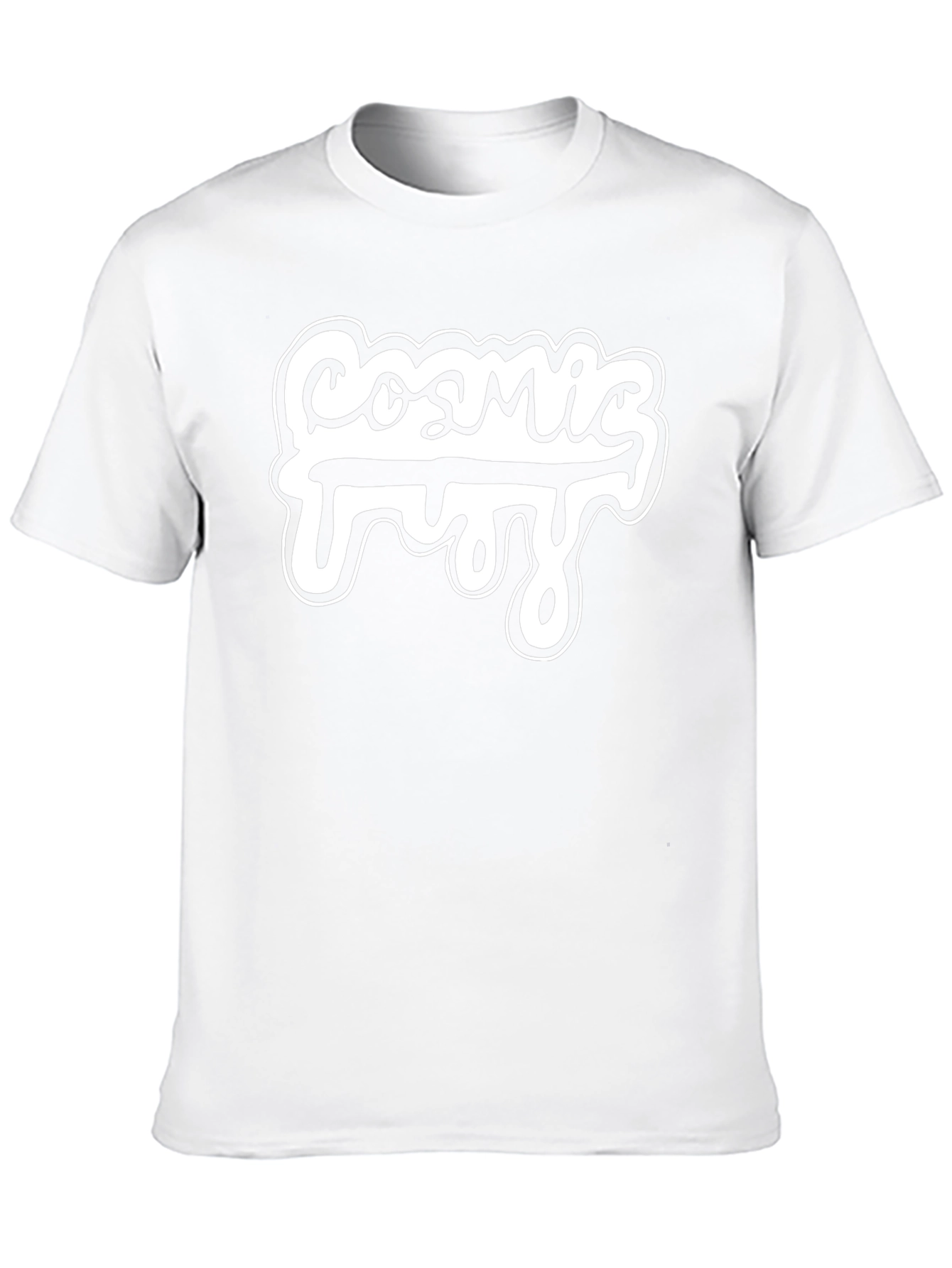 Cosmic Fuzz Black Graphic T-Shirt