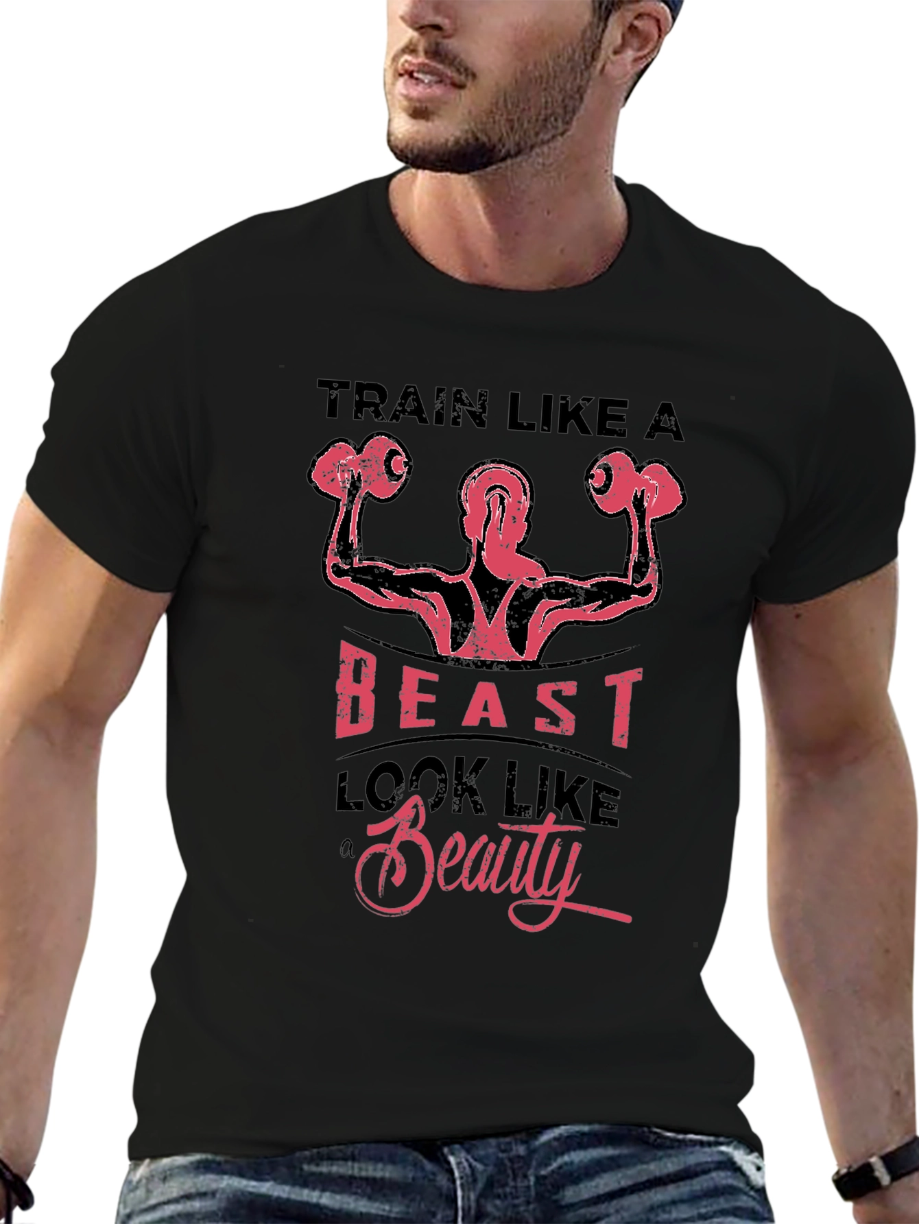 Train Like a Beast T-Shirt - Fitness Apparel