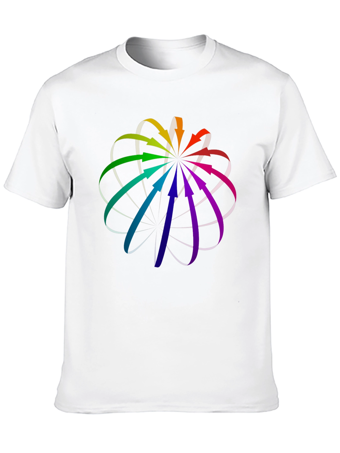 Geometric Rainbow Arrow T-Shirt