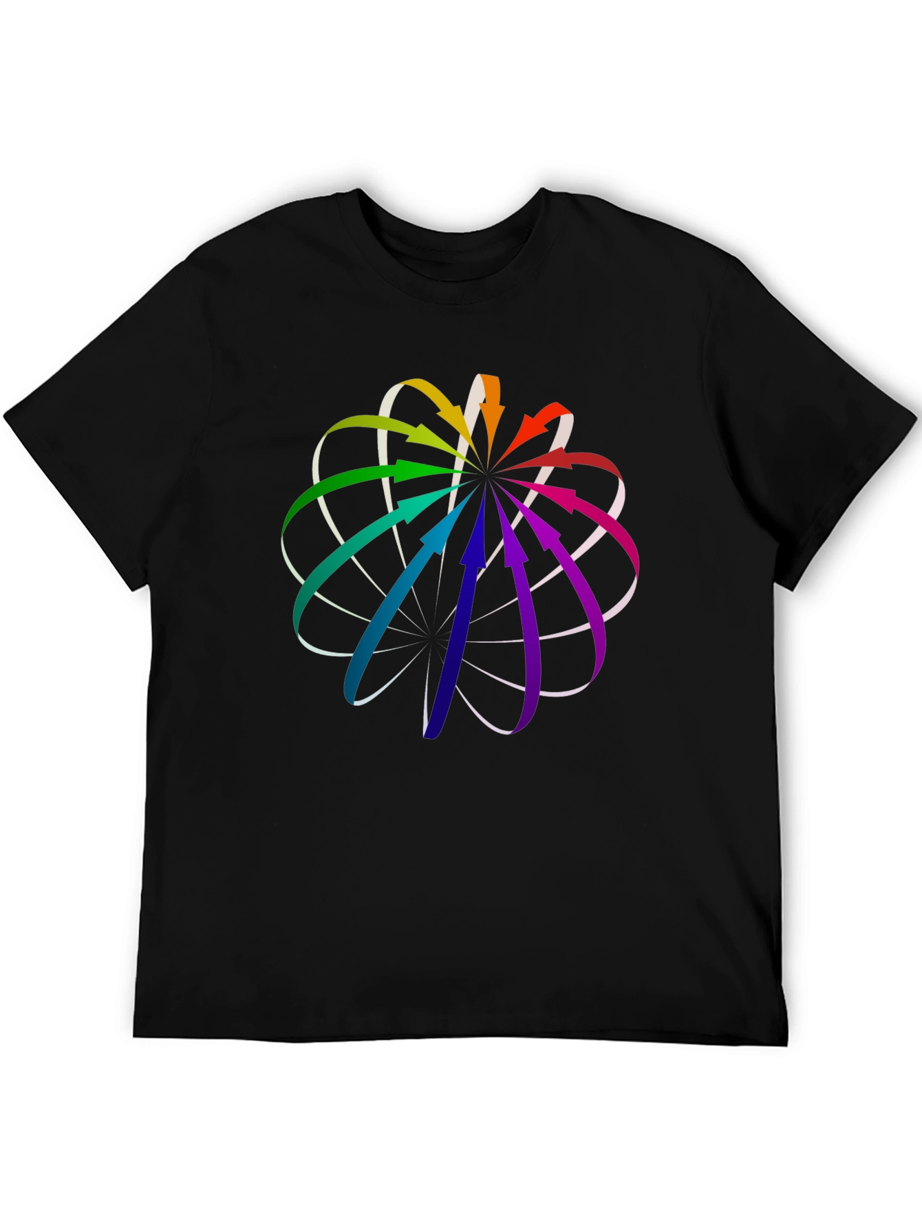 Geometric Rainbow Arrow T-Shirt