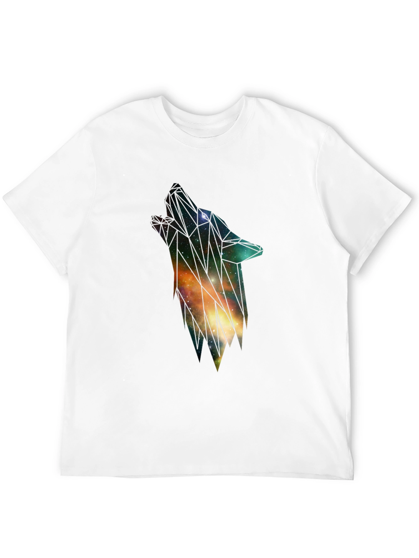 Cosmic Wolf Graphic T-Shirt