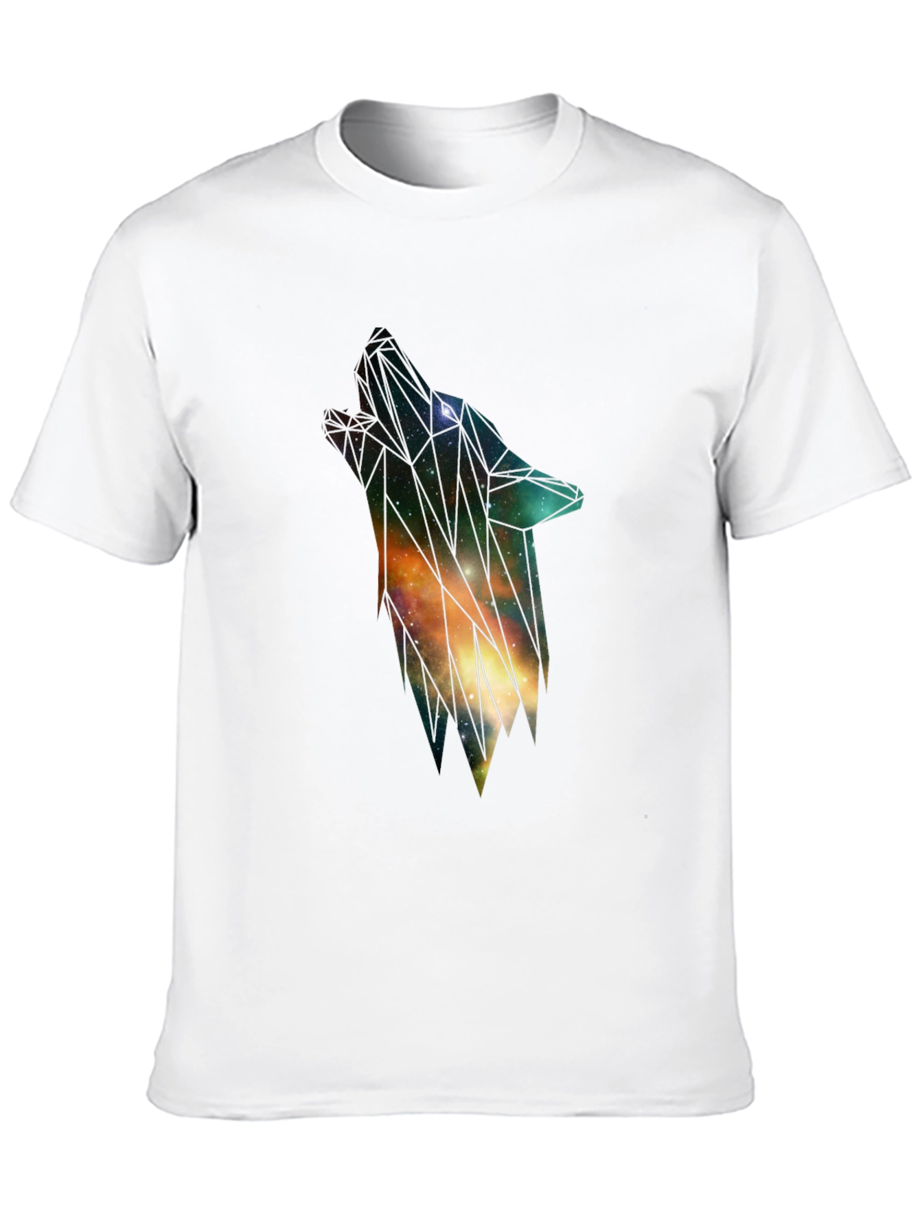 Cosmic Wolf Graphic T-Shirt