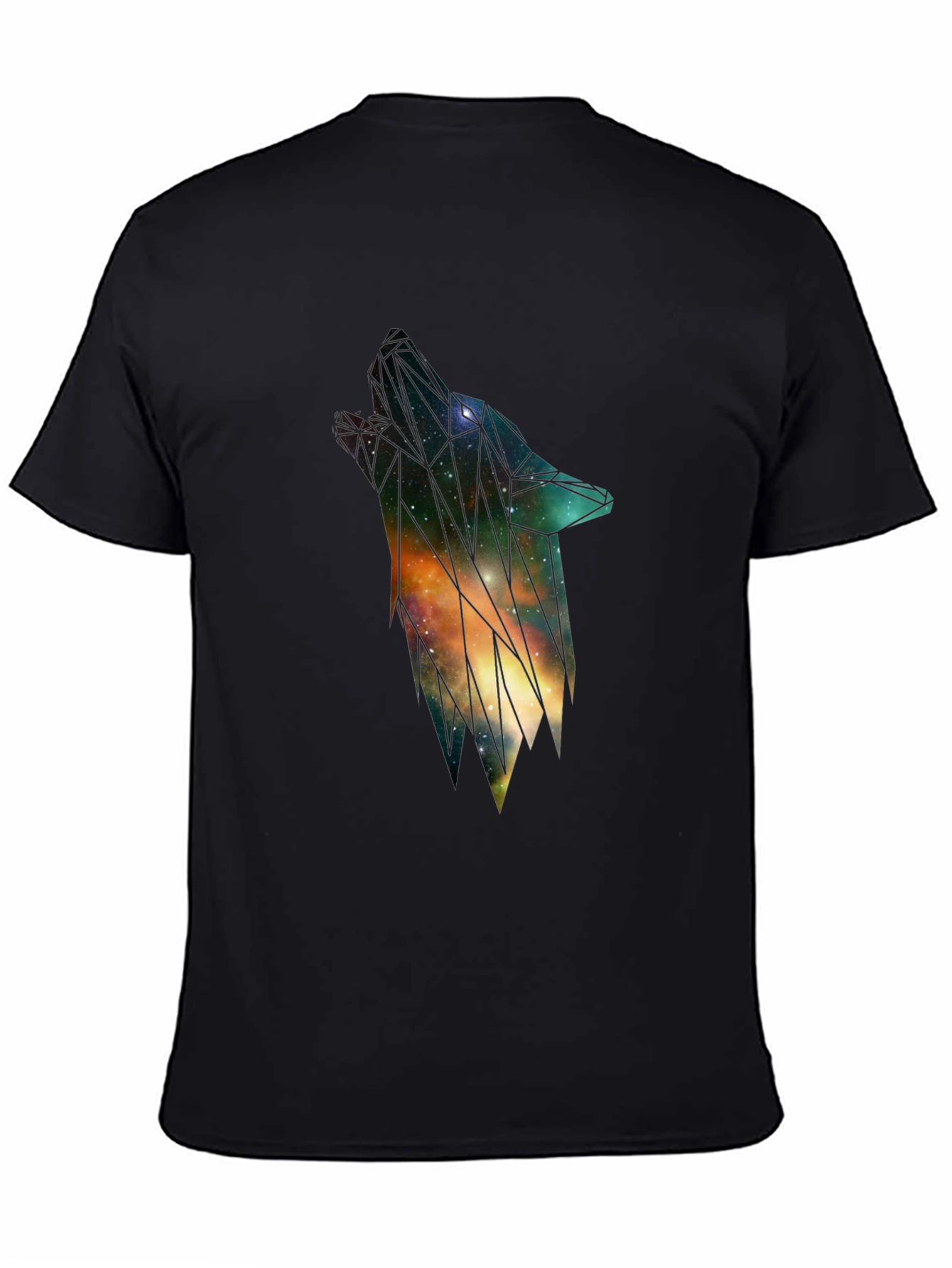 Cosmic Wolf Graphic T-Shirt