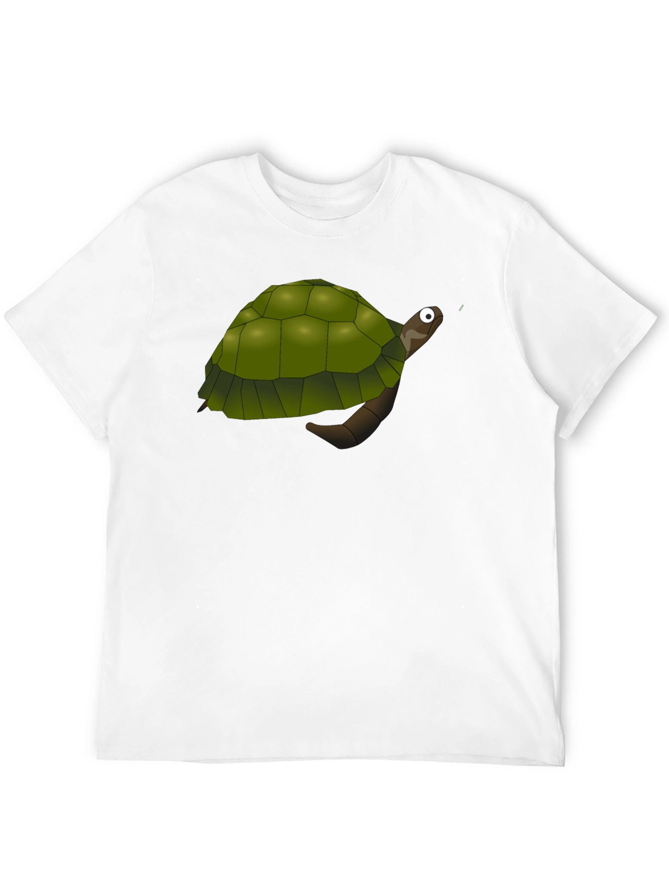 Turtle Graphic Tee - Black Cotton Comfort