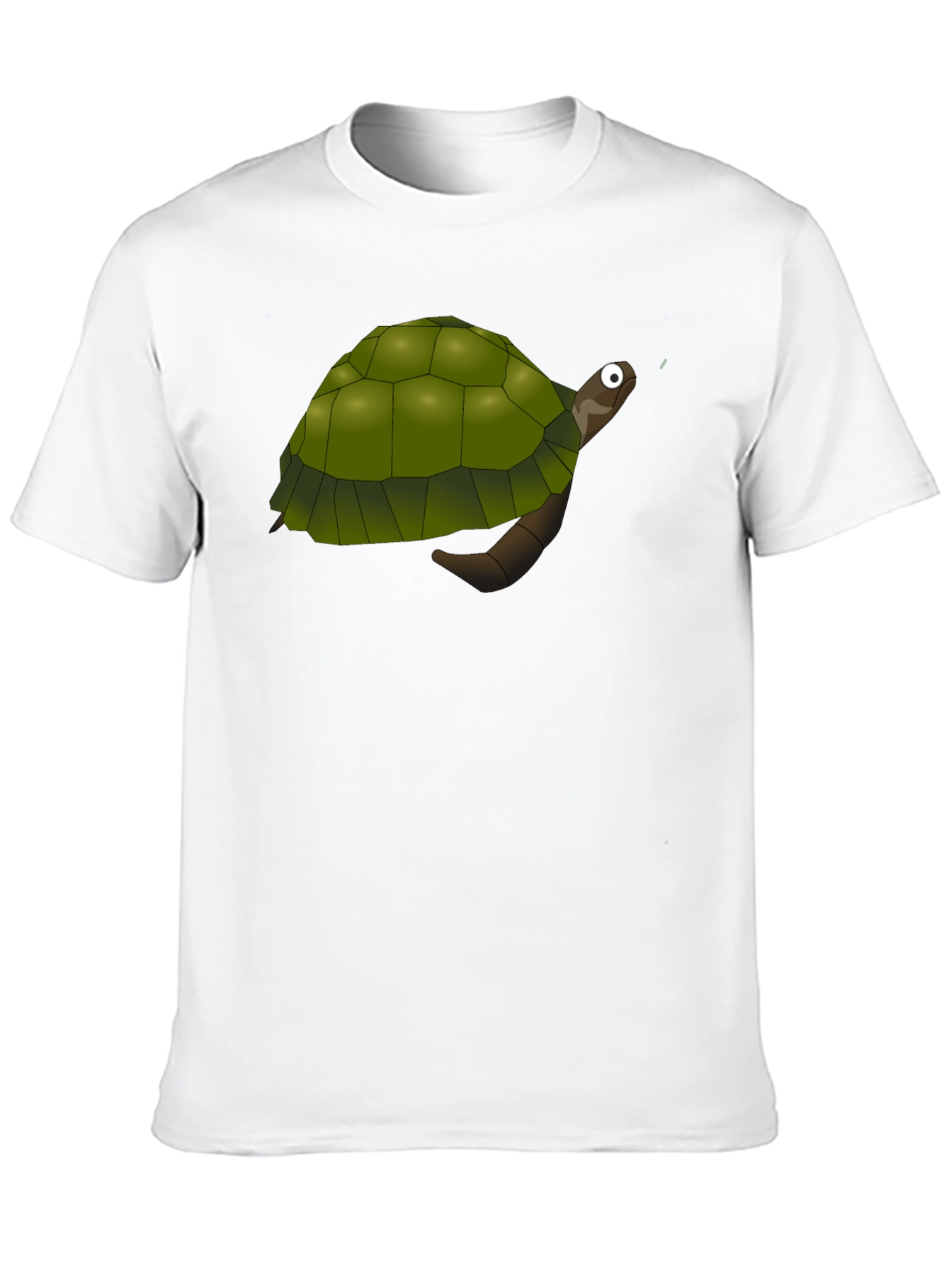 Turtle Graphic Tee - Black Cotton Comfort