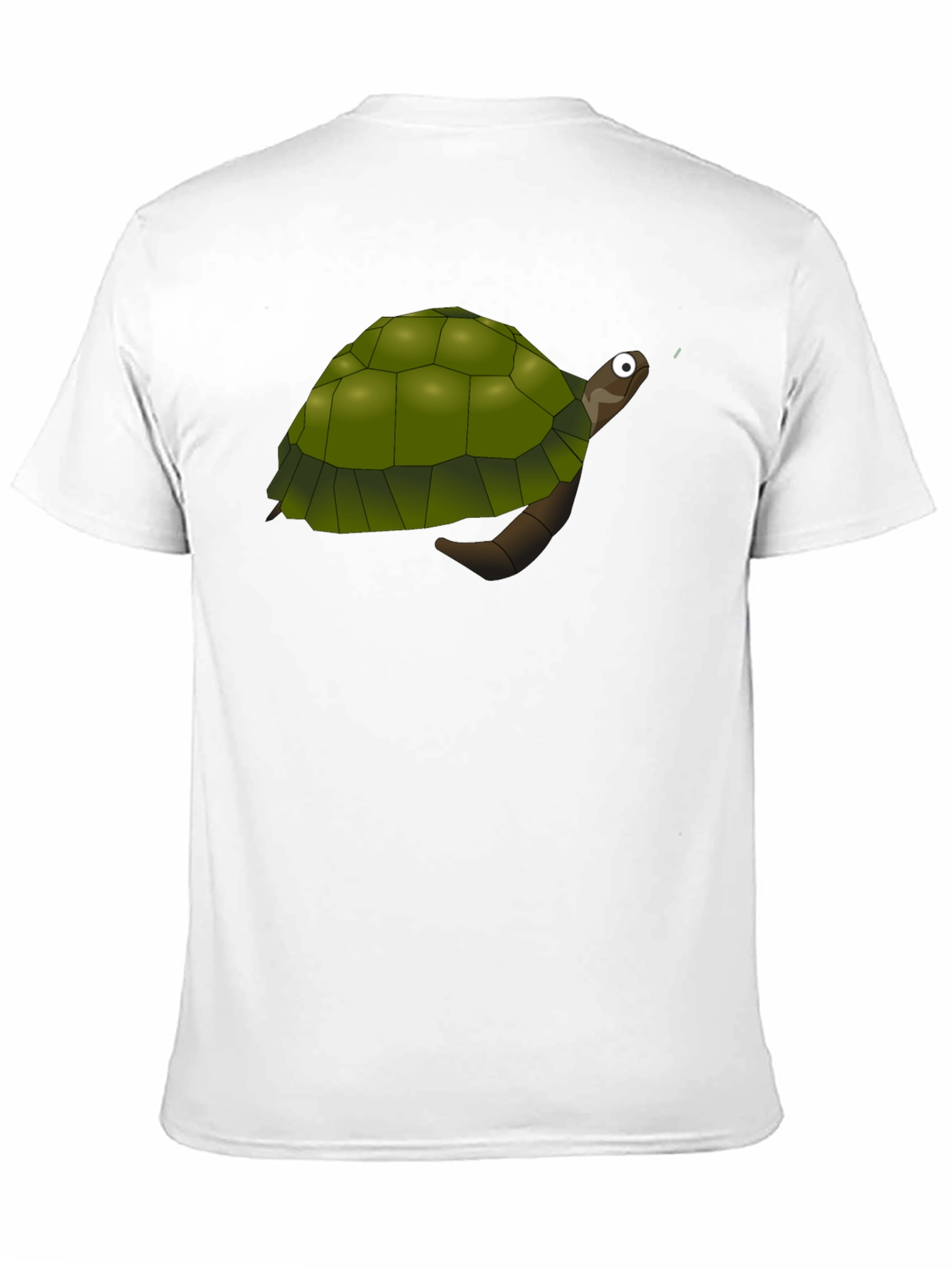 Turtle Graphic Tee - Black Cotton Comfort