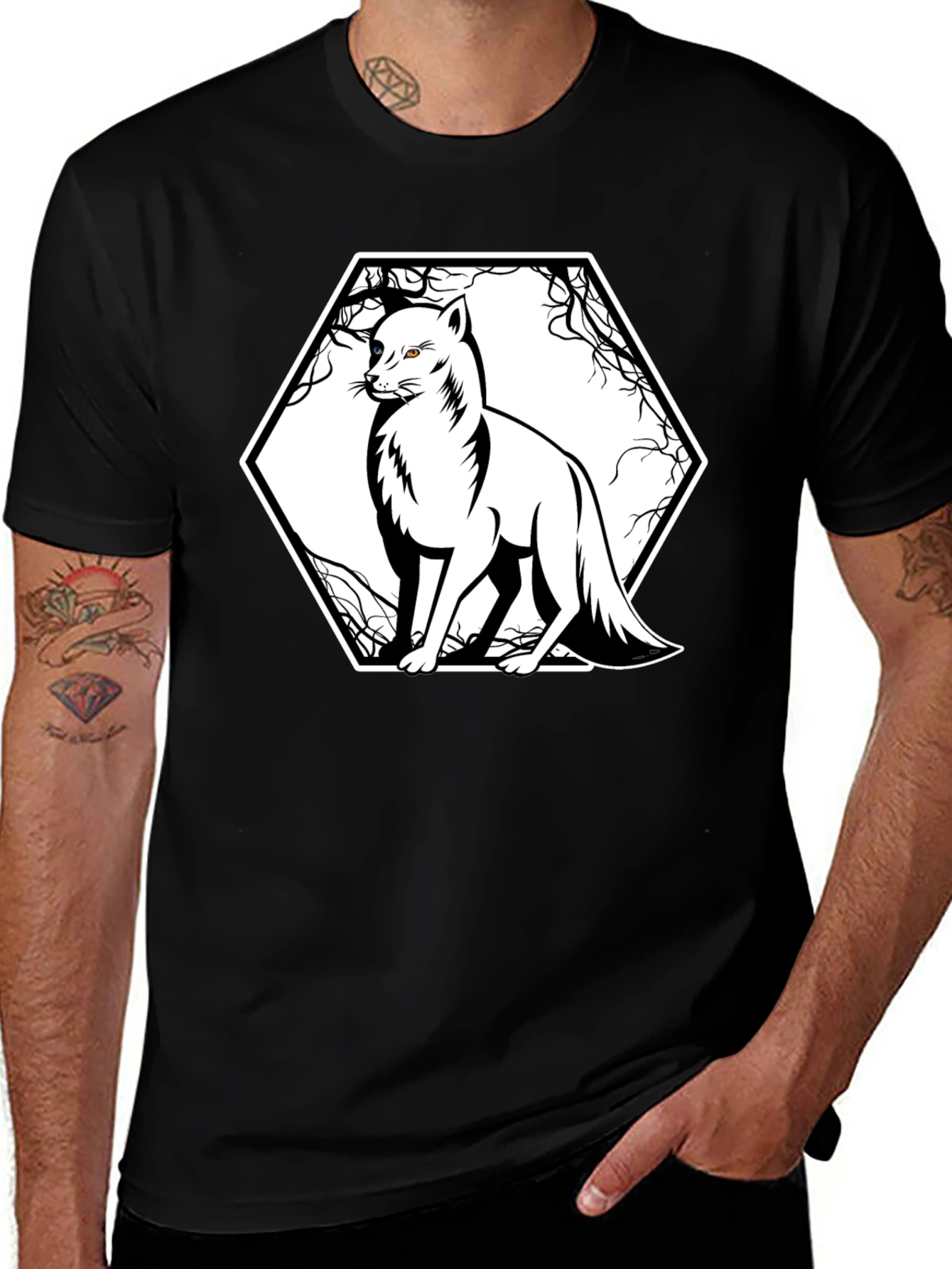 Black Fox Graphic Tee